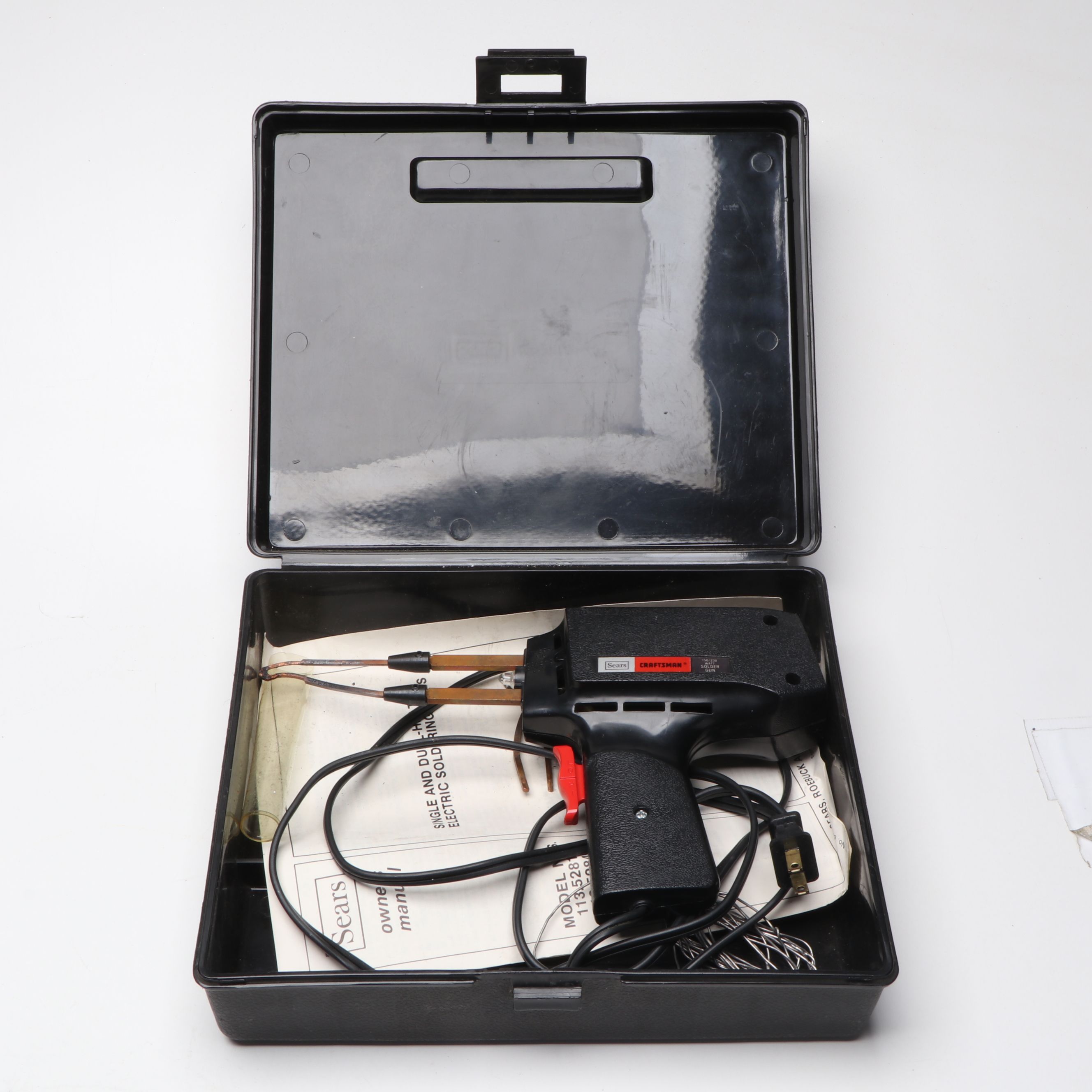 Sears Craftsman Soldering Gun with Dremel and Boxes of Accessories