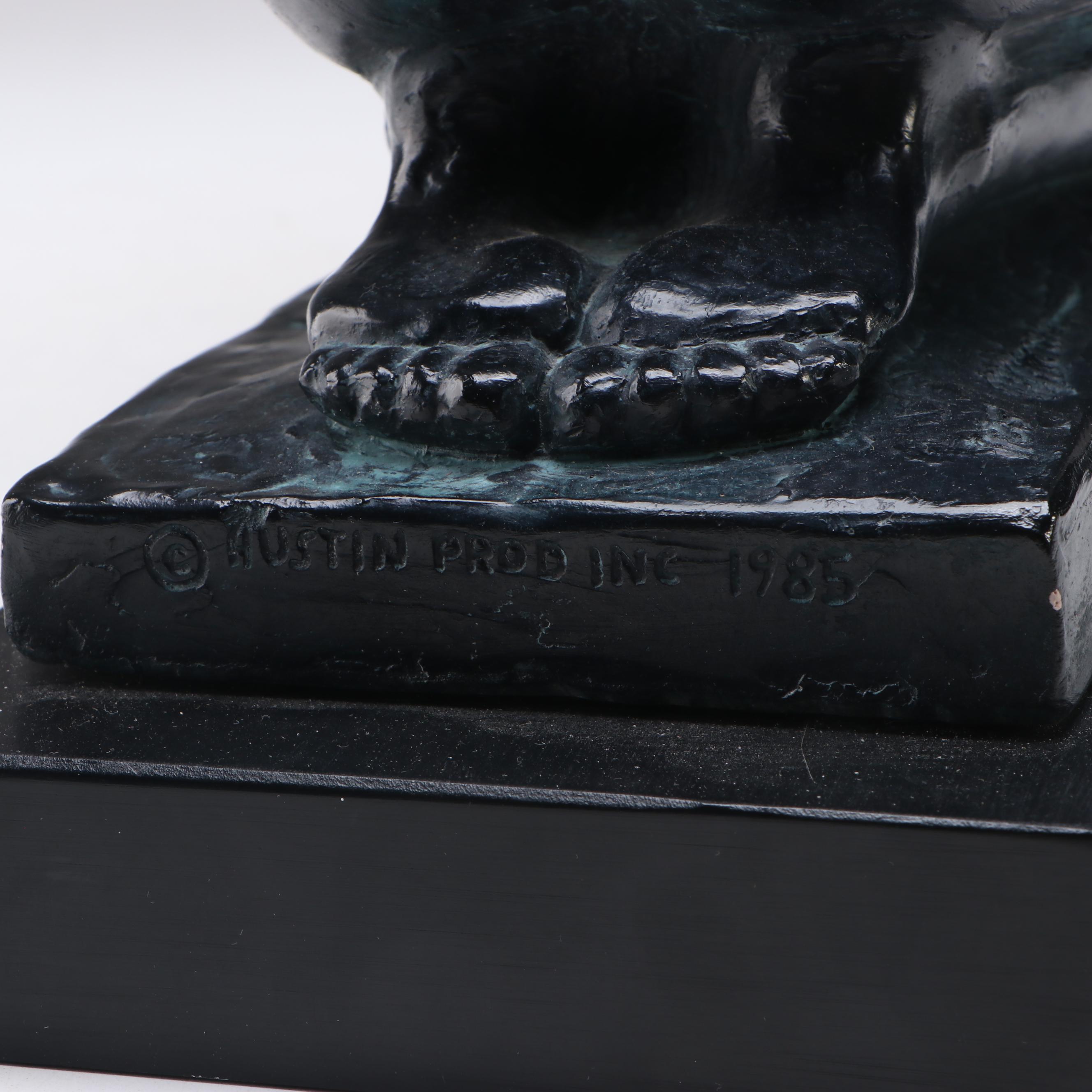 Patinated Cast Sculpture of Kneeling Woman After Mort Malkin, 1985