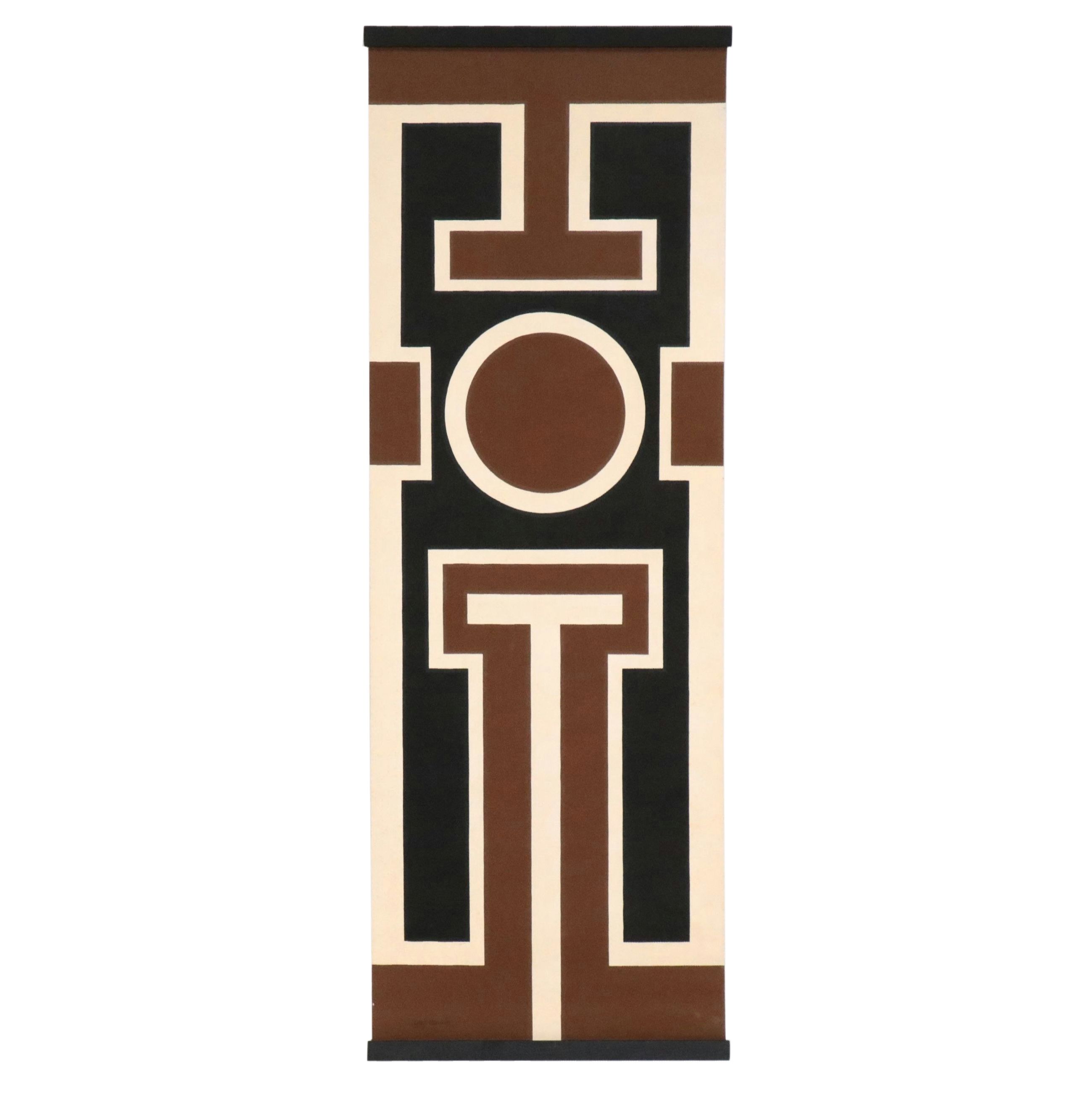 Lars Hawkes Geometric Hanging Serigraph, Mid-Late 20th Century