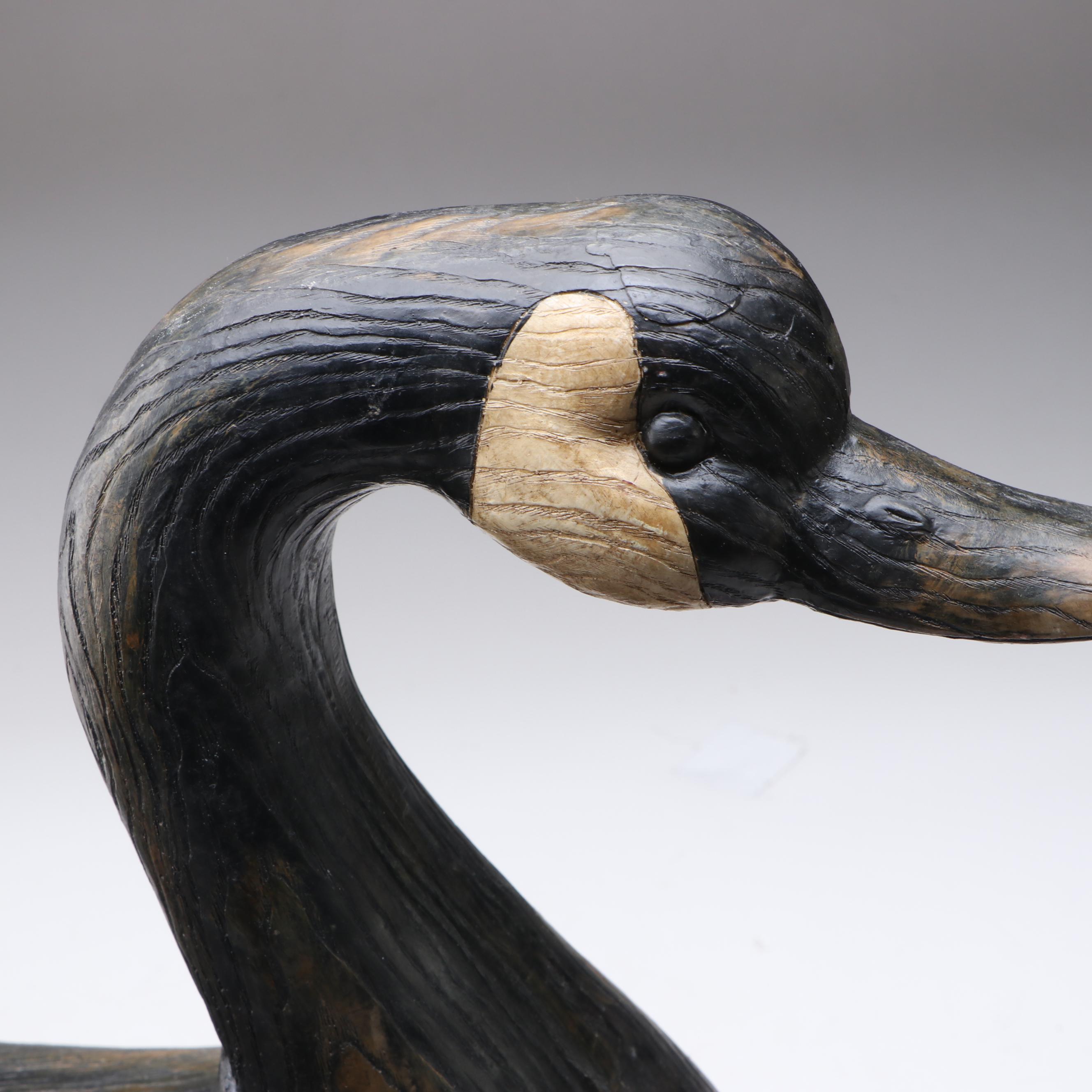 Antiqued Canadian Goose Rocking Chair