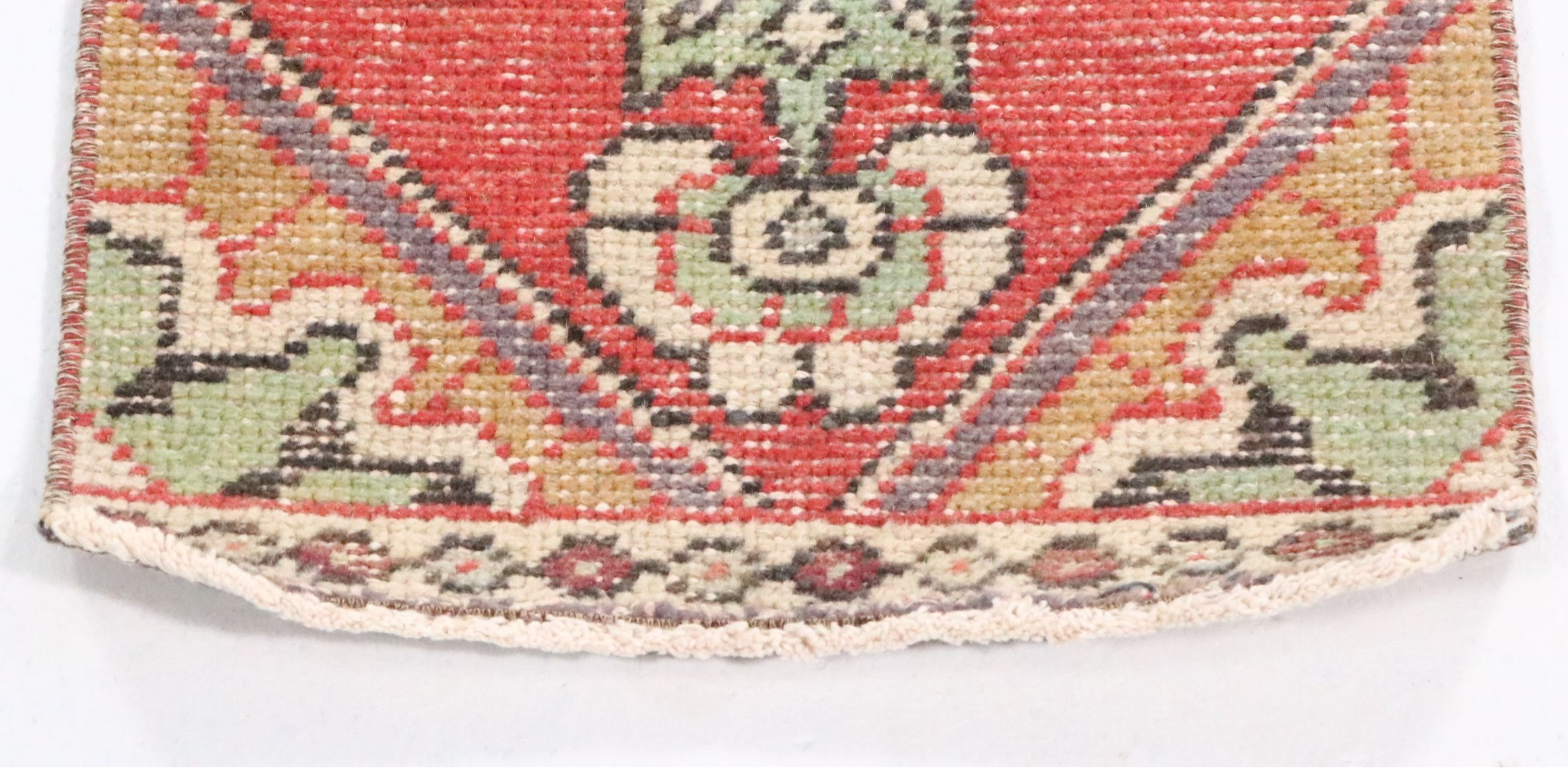 1'3 x 2'9 Hand-Knotted Turkish Accent Rug