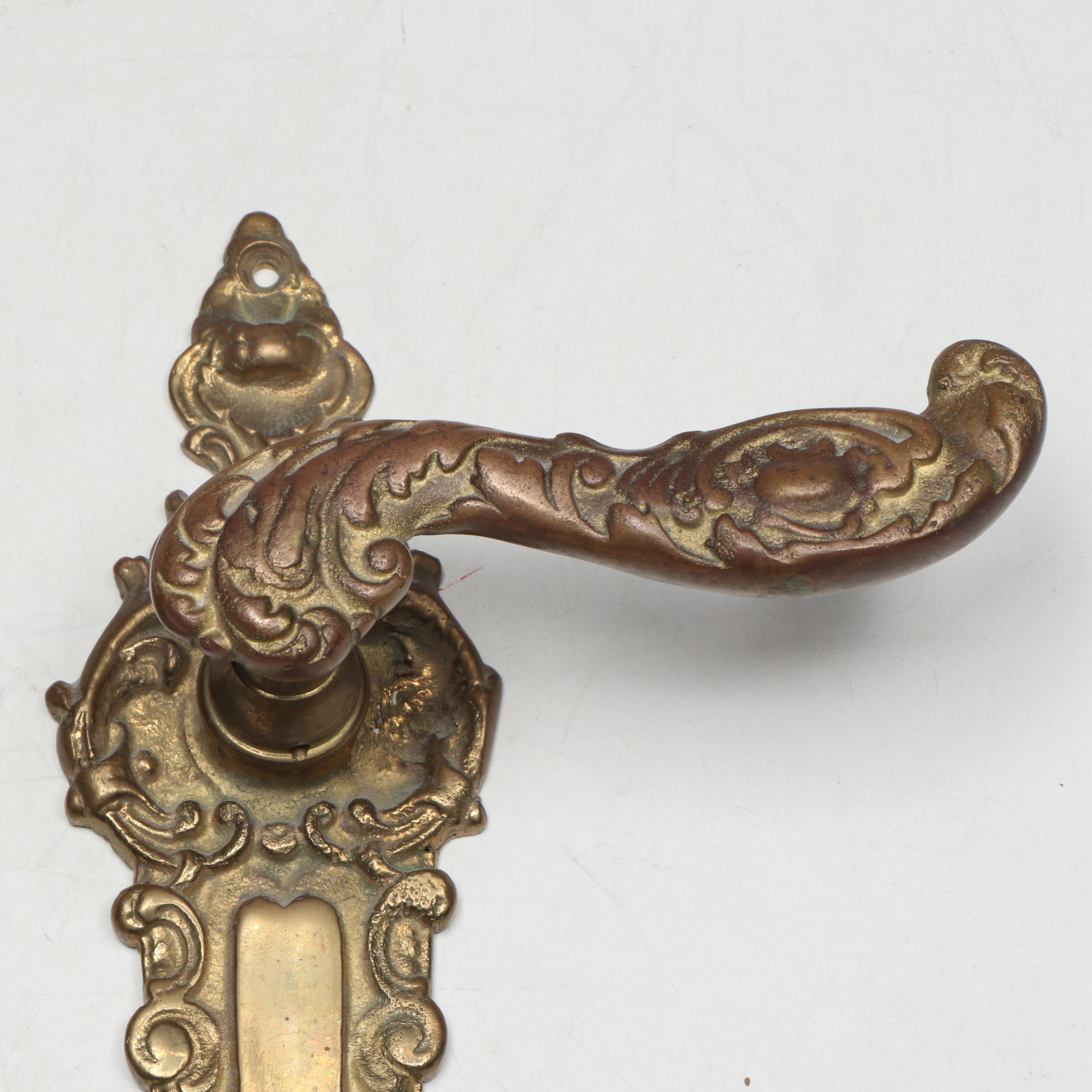 Louis XV Style Gold Gilt Brass Door Knobs