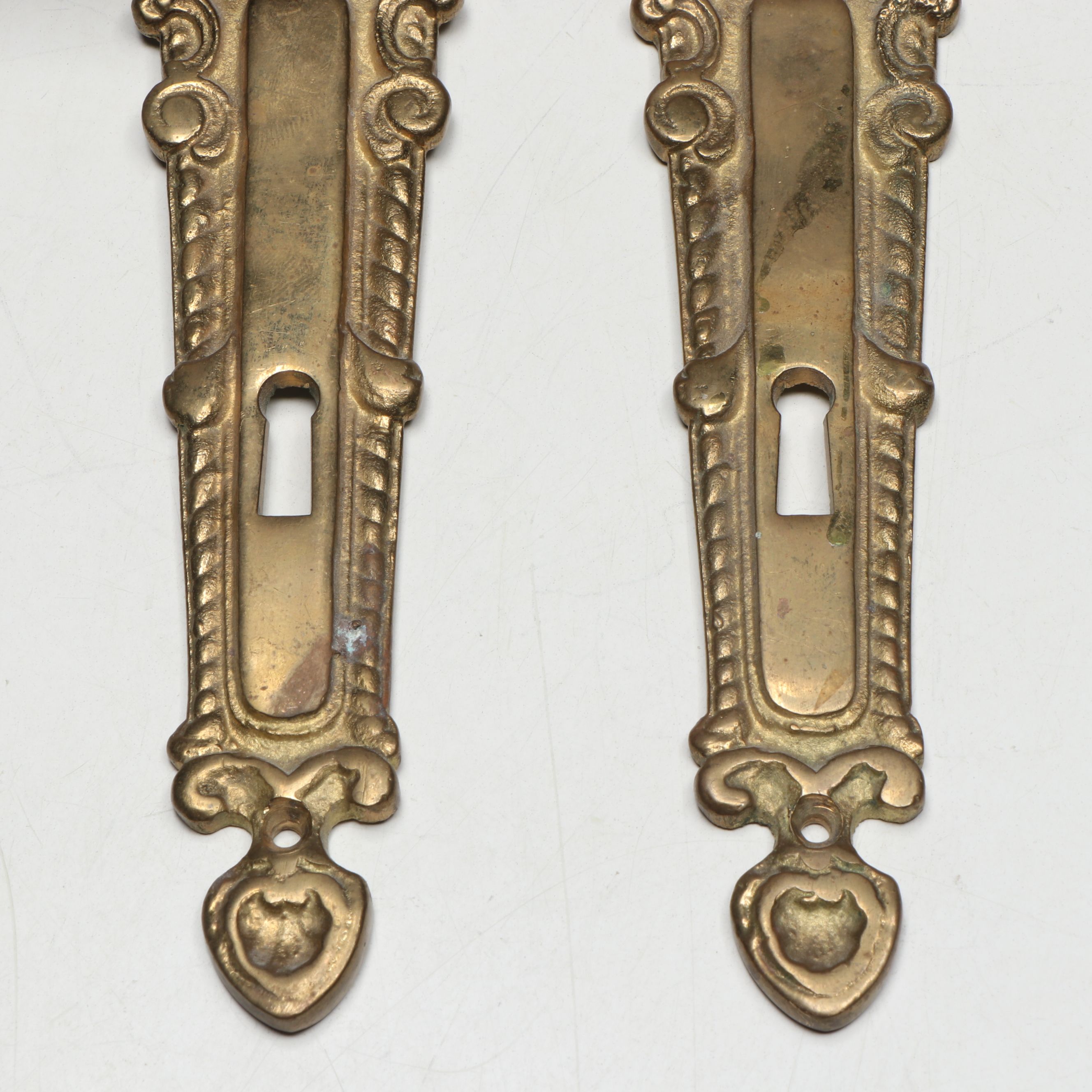 Louis XV Style Gold Gilt Brass Door Knobs