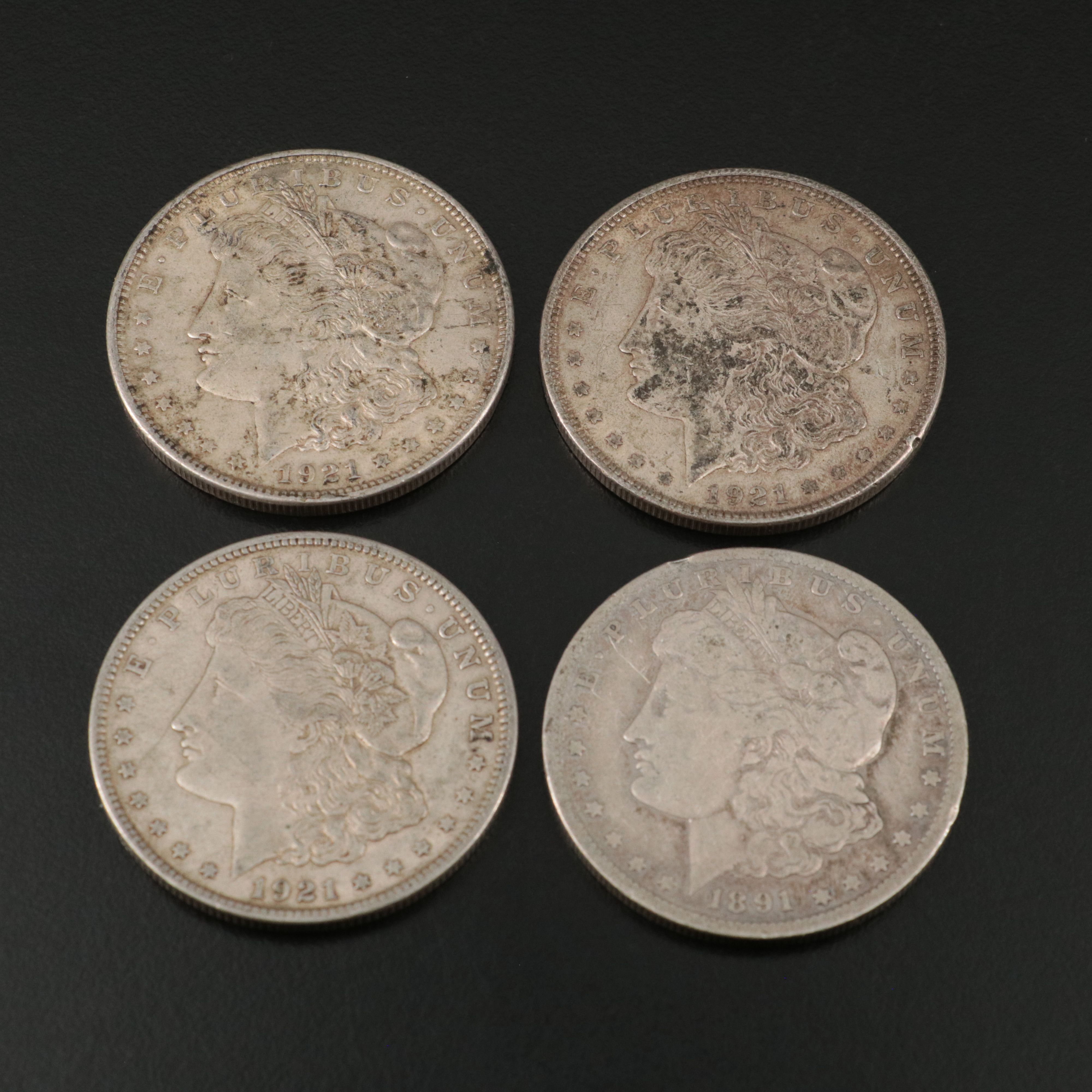 Collection of U.S. Silver Quarters, Half Dollars, Dollars and More