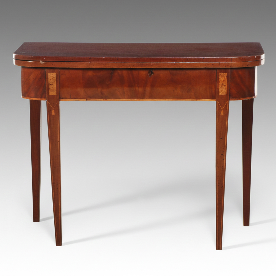 Hepplewhite Style Mahogany Games Table