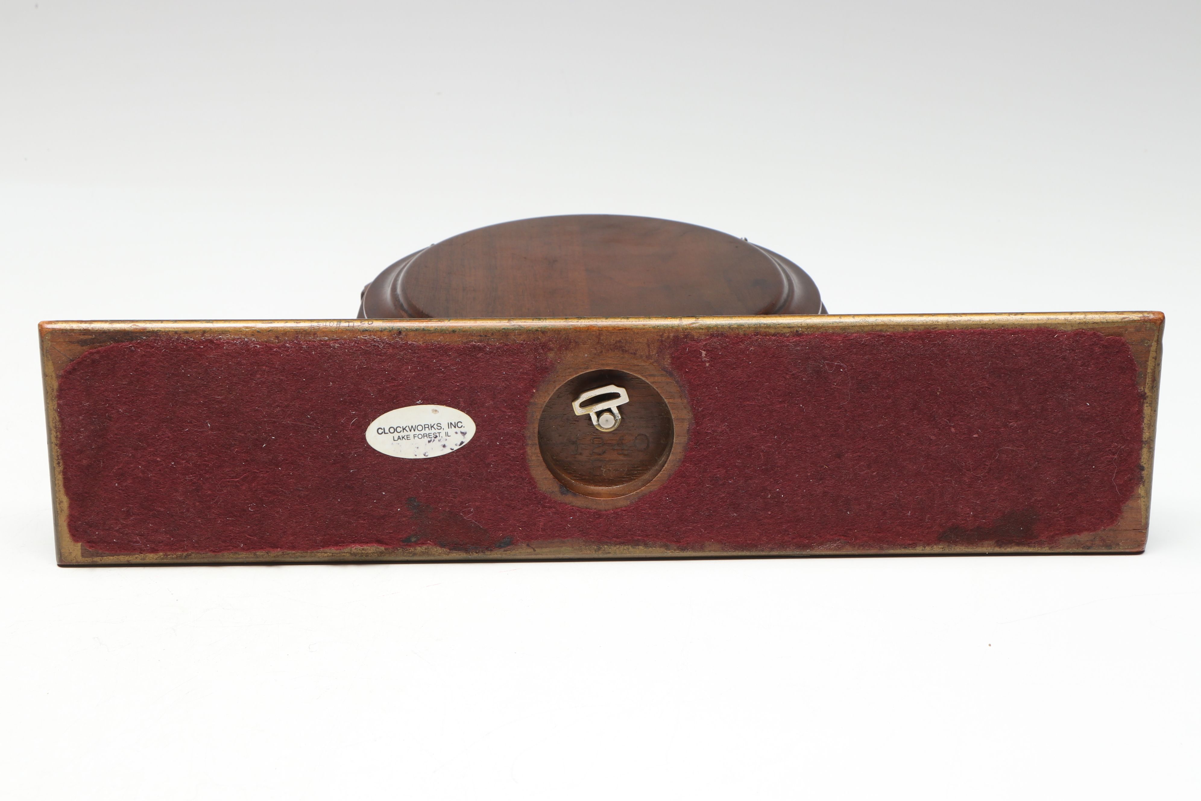 Waltham Victorian Wood 8 Day Mantel Clock