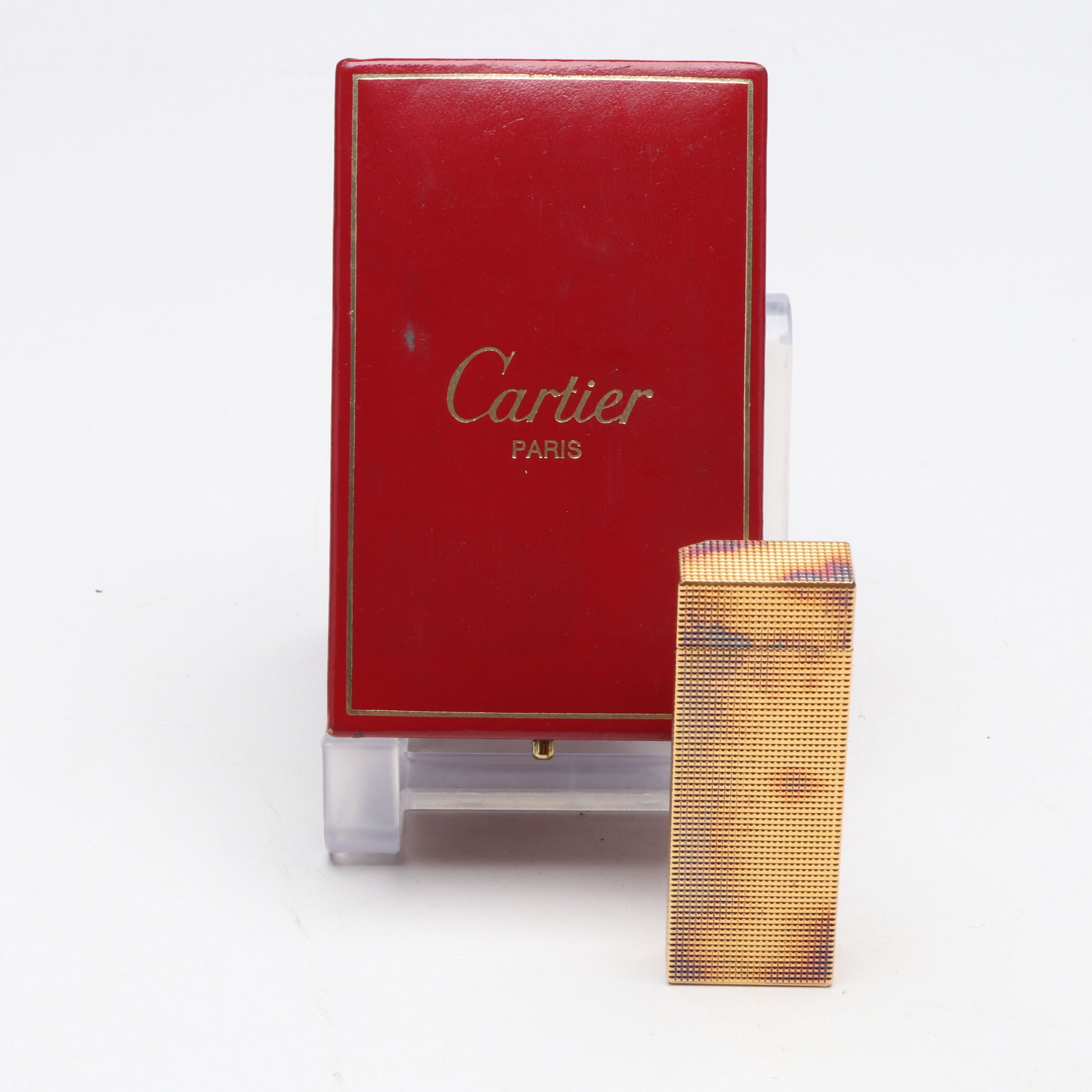 Cartier "Les Must" Gold-Plated Metal Lighter, 1970s–1980s