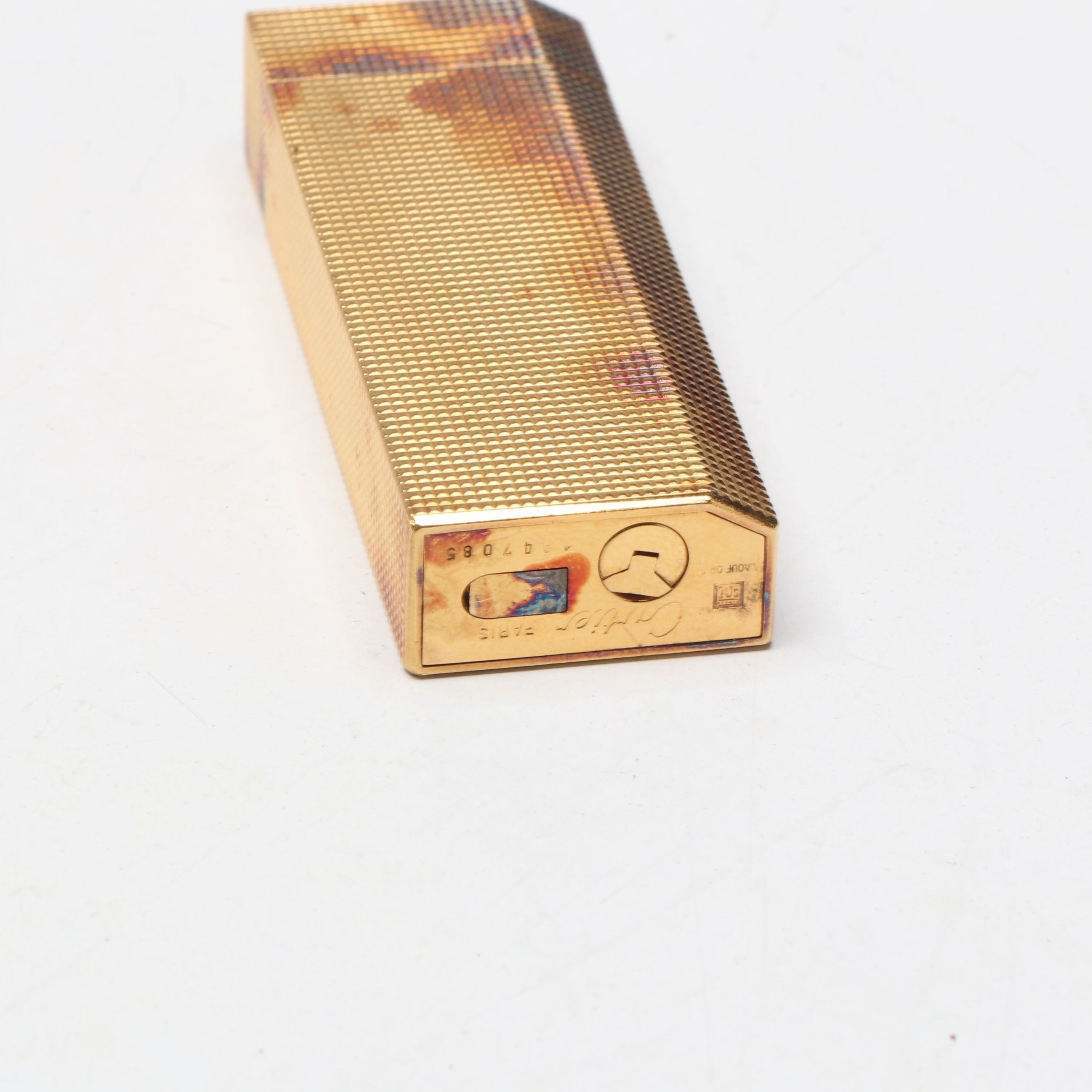 Cartier "Les Must" Gold-Plated Metal Lighter, 1970s–1980s