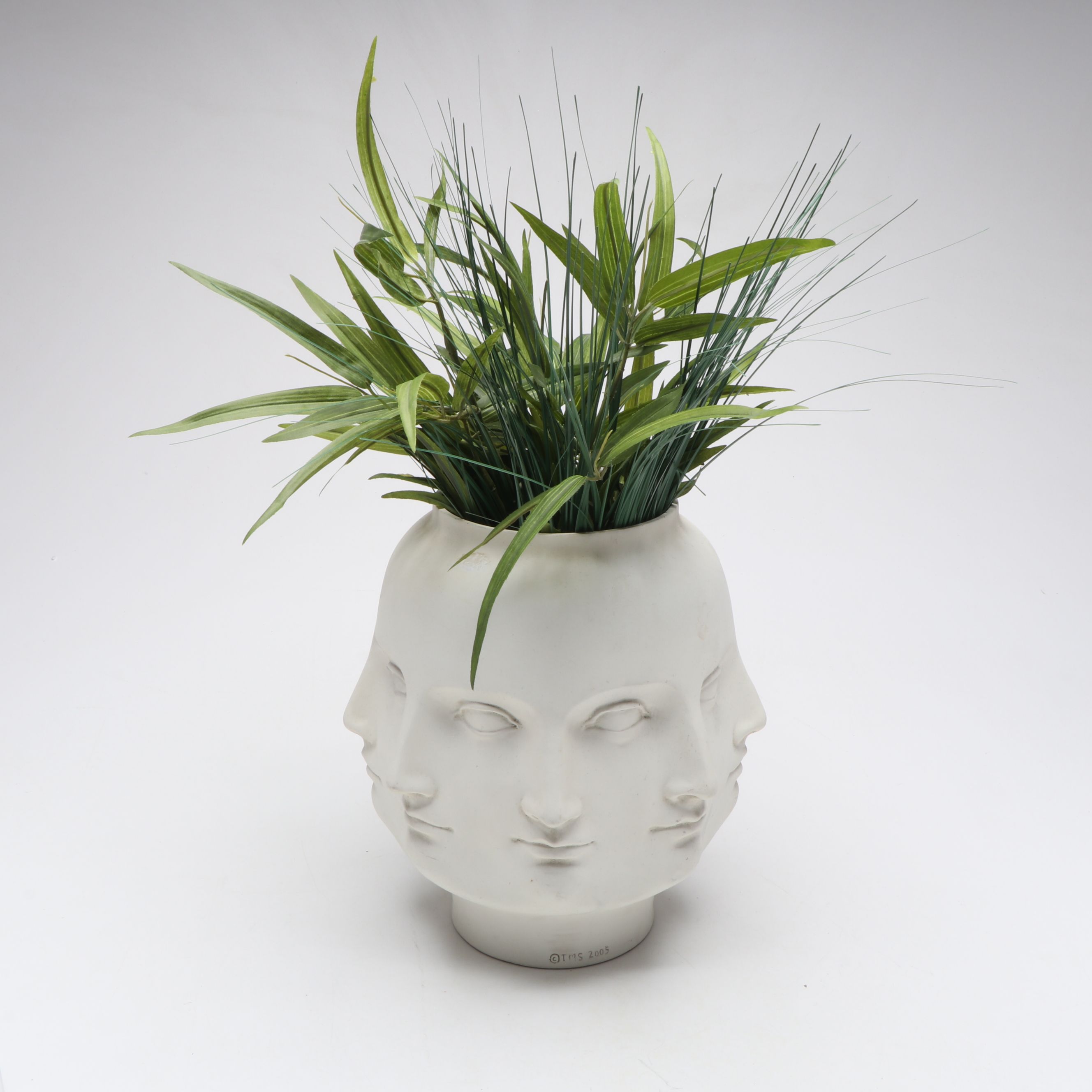 Fornasetti Style Perpetual Dora Mara Face Vase