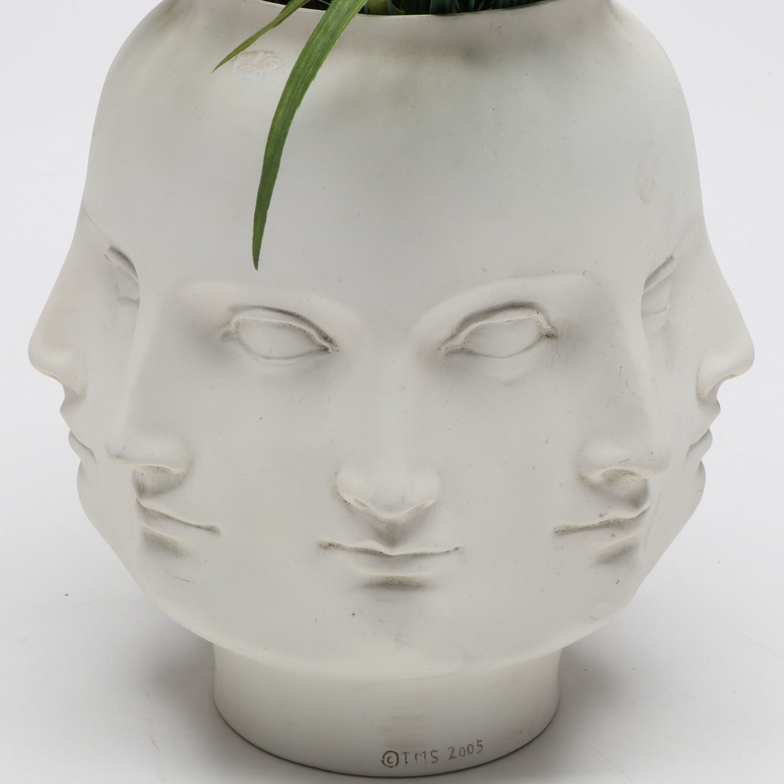Fornasetti Style Perpetual Dora Mara Face Vase