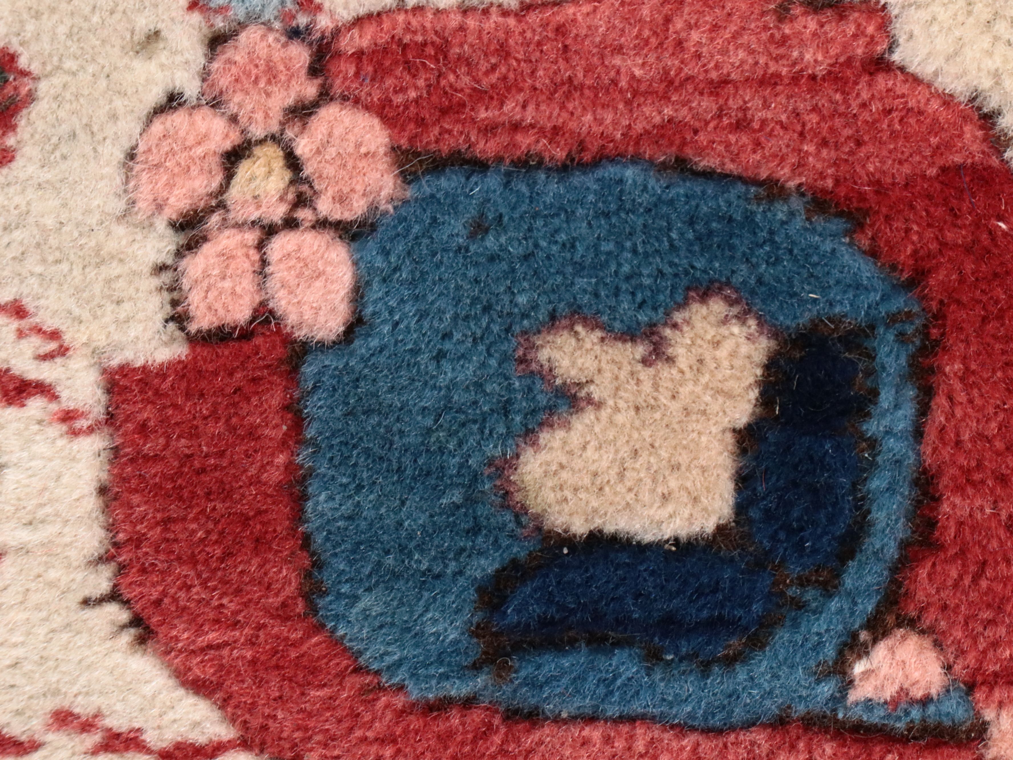 12'7 x 18'9 Hand-Knotted Persian Heriz Room Sized Rug