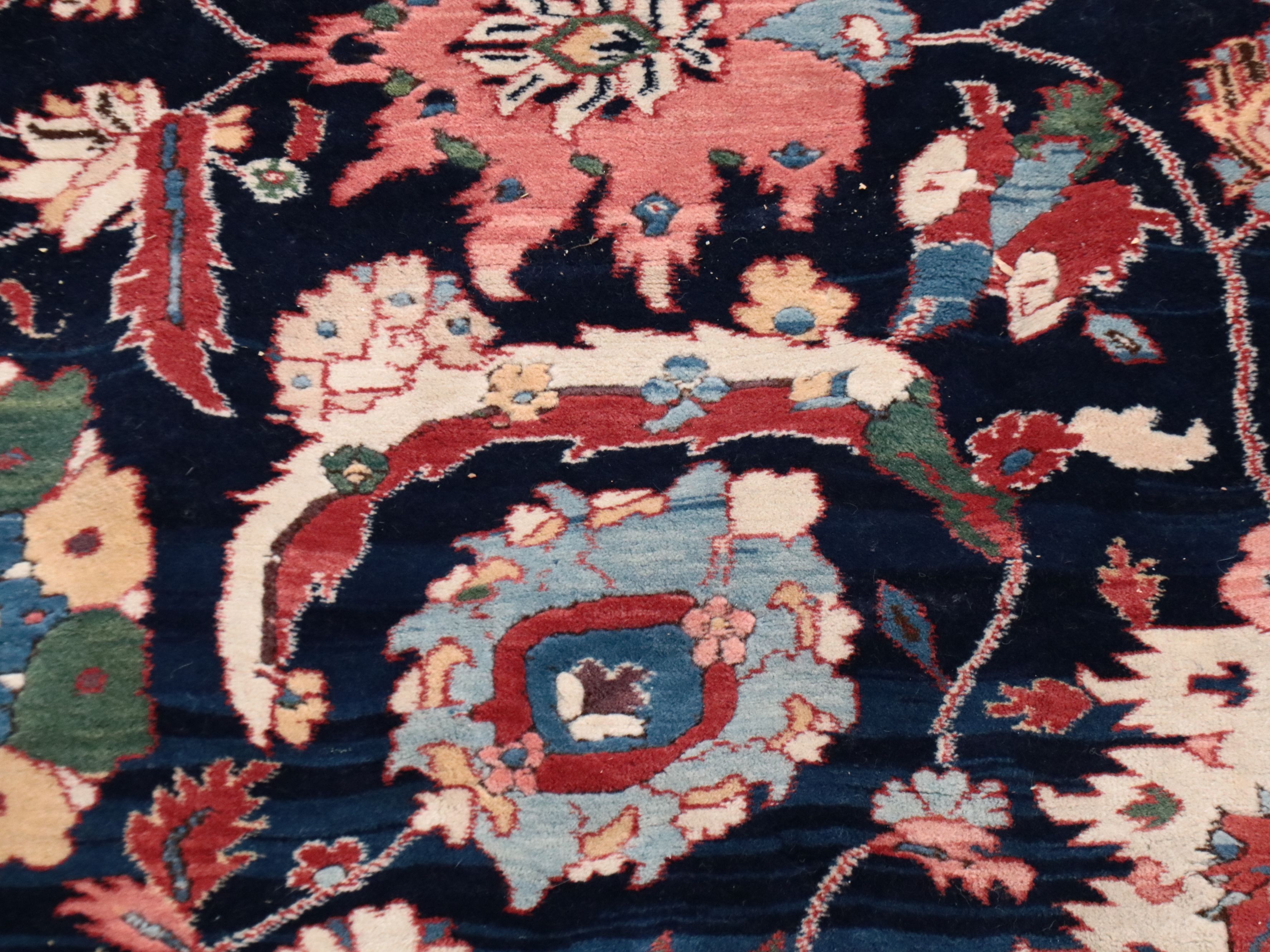 12'7 x 18'9 Hand-Knotted Persian Heriz Room Sized Rug