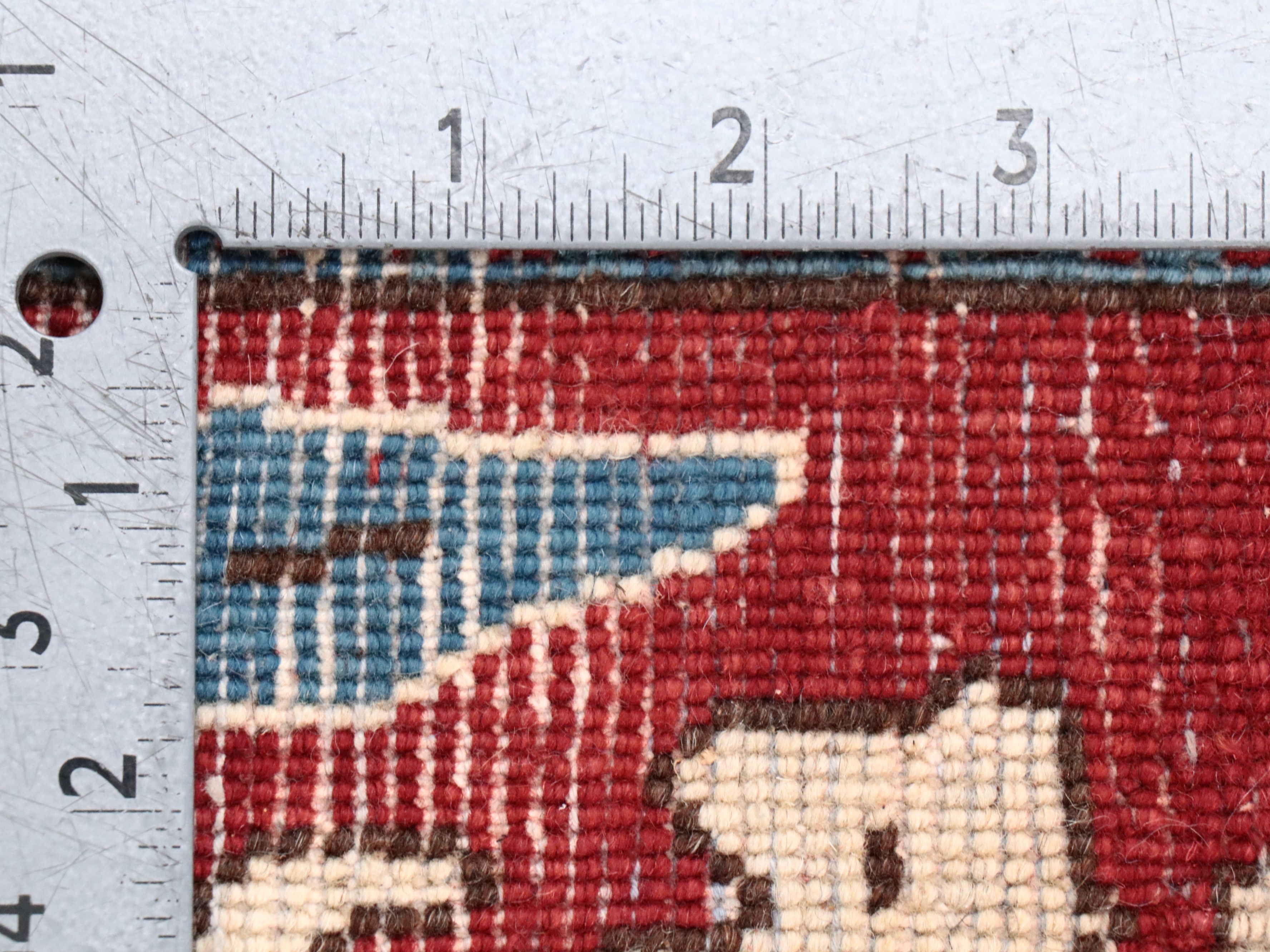 12'7 x 18'9 Hand-Knotted Persian Heriz Room Sized Rug