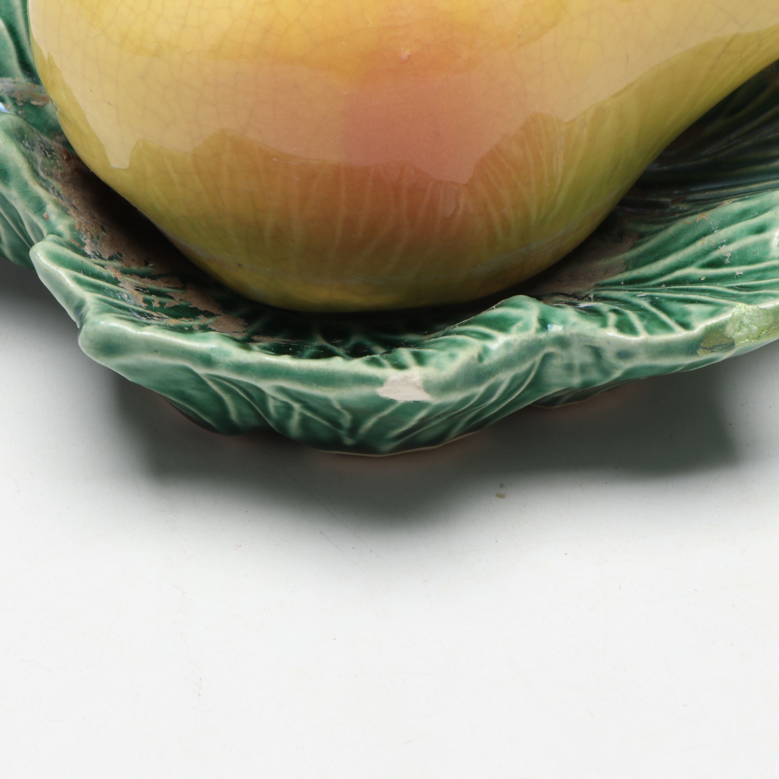 McCoy Pottery Yellow Grape Vase with Wall Pocket and Ceramic Figural Planters