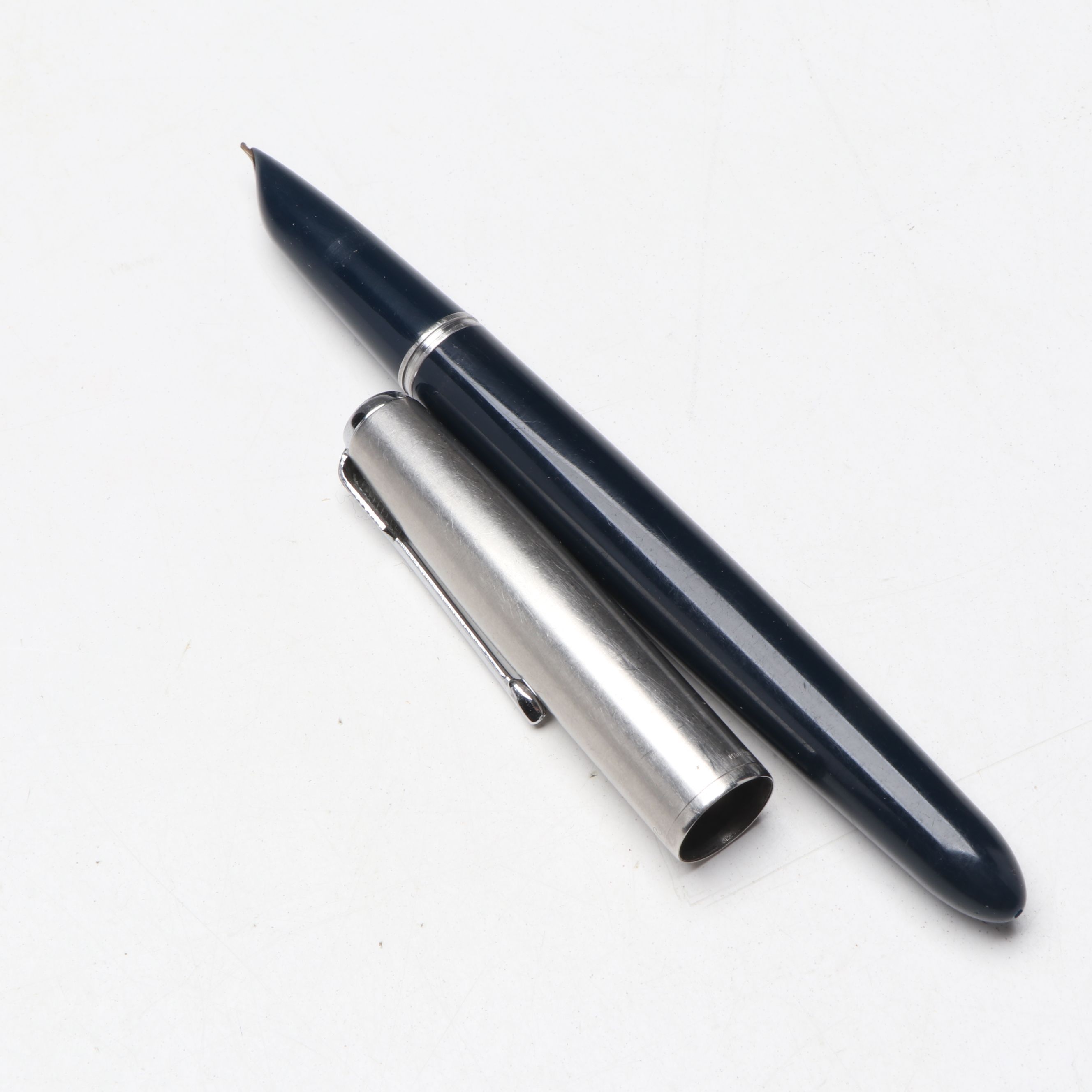 Parker "51" Metal Capped Fountain Pen, Mid to Late 20th Century