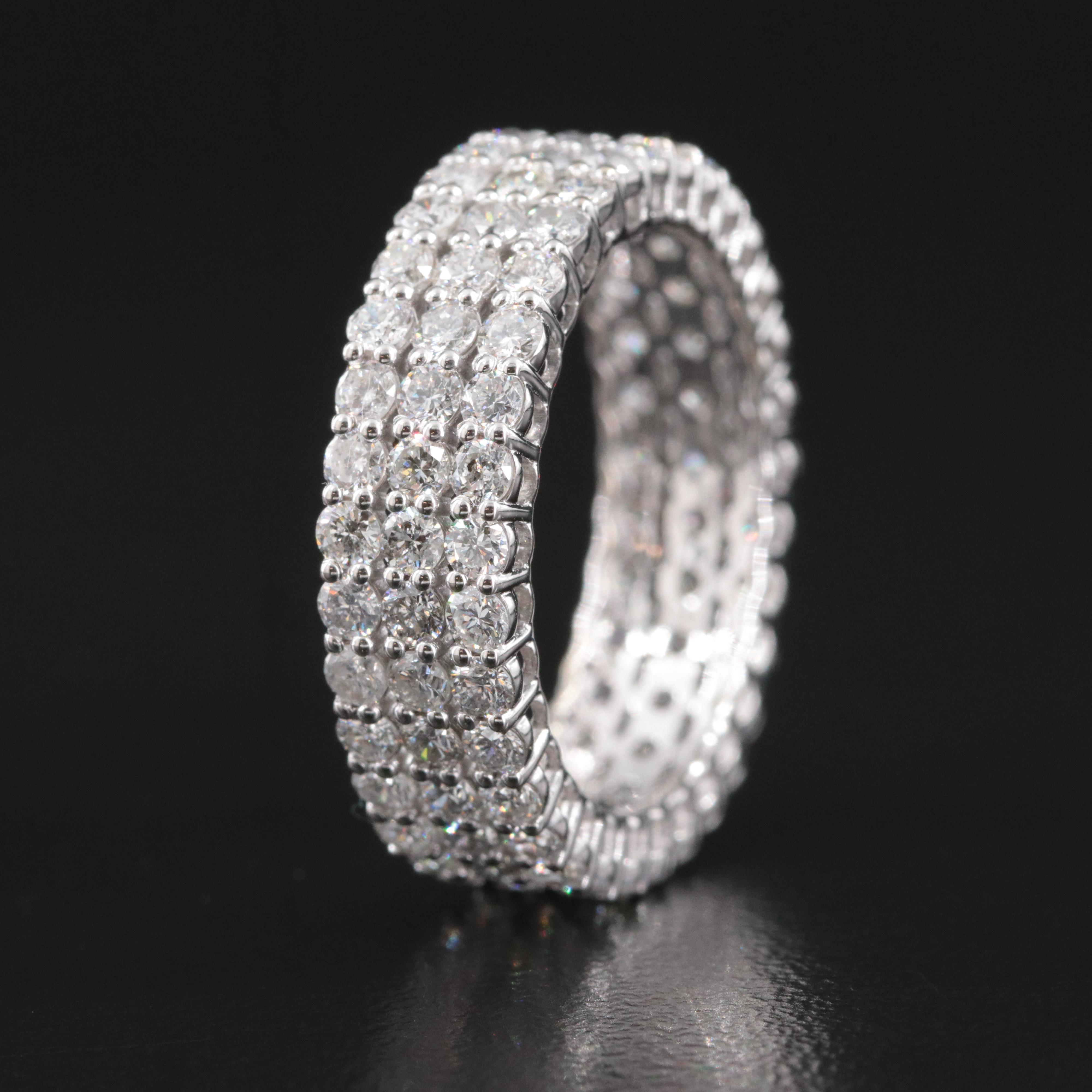 14K 2.86 CTW Diamond Eternity Band