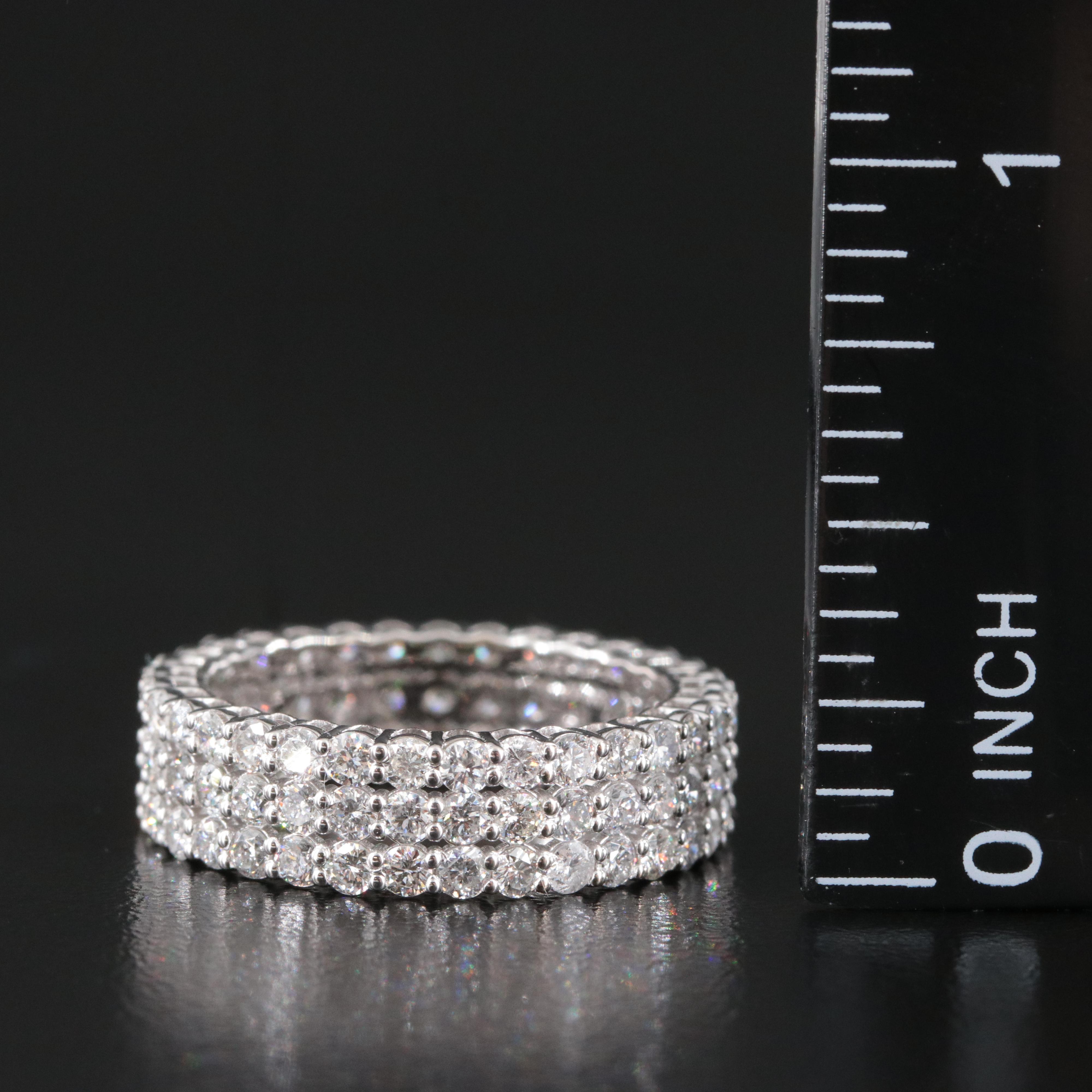 14K 2.86 CTW Diamond Eternity Band