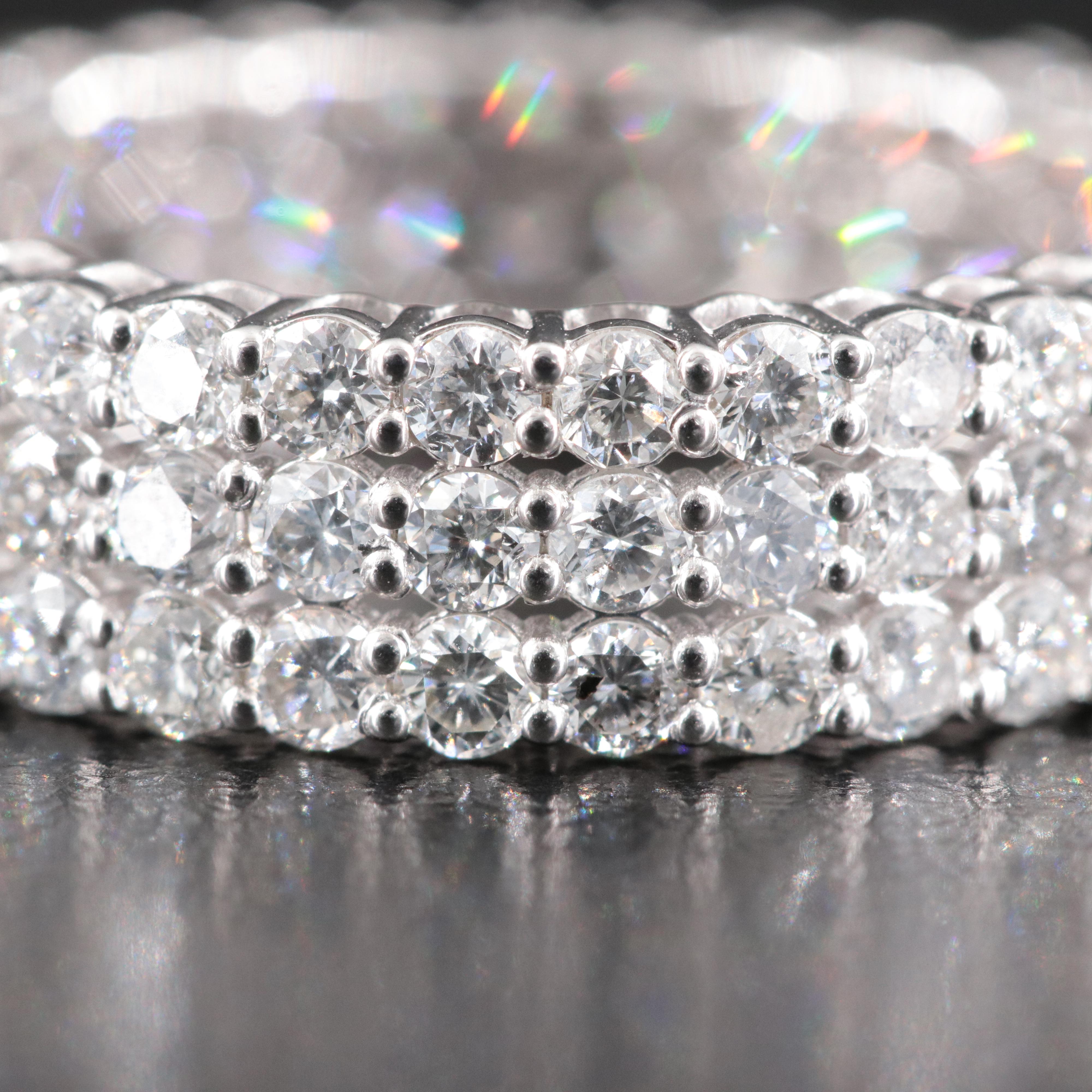 14K 2.86 CTW Diamond Eternity Band