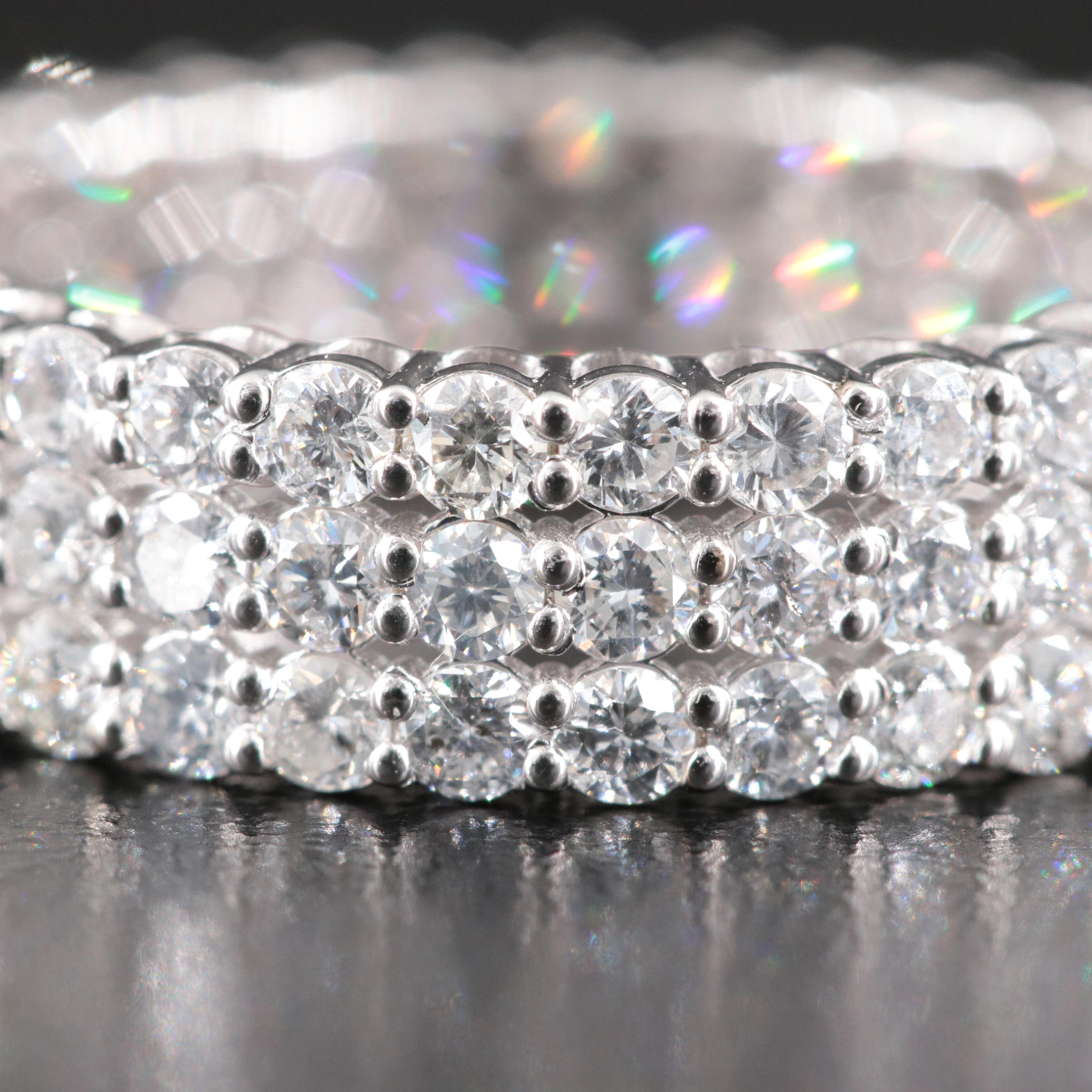 14K 2.86 CTW Diamond Eternity Band