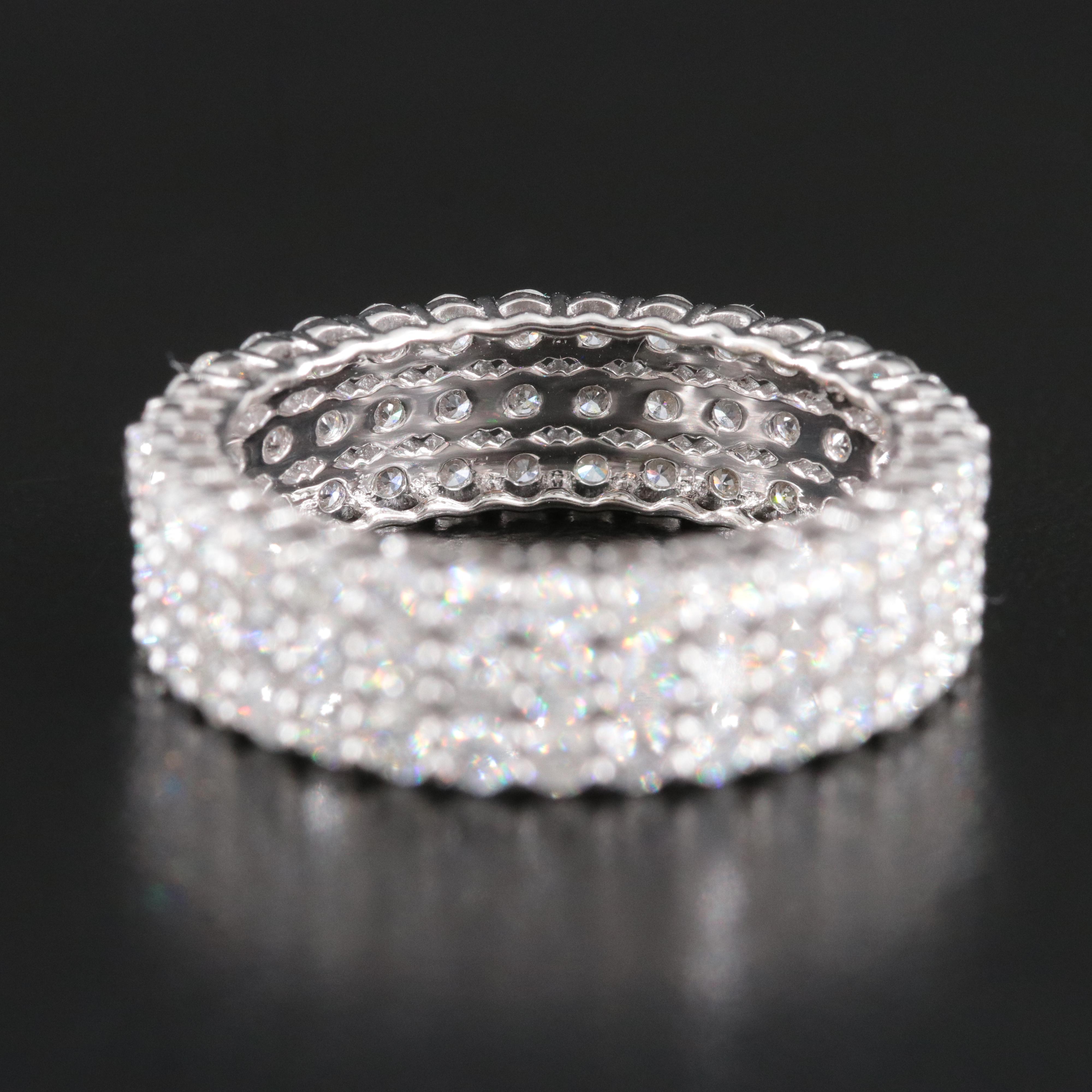 14K 2.86 CTW Diamond Eternity Band