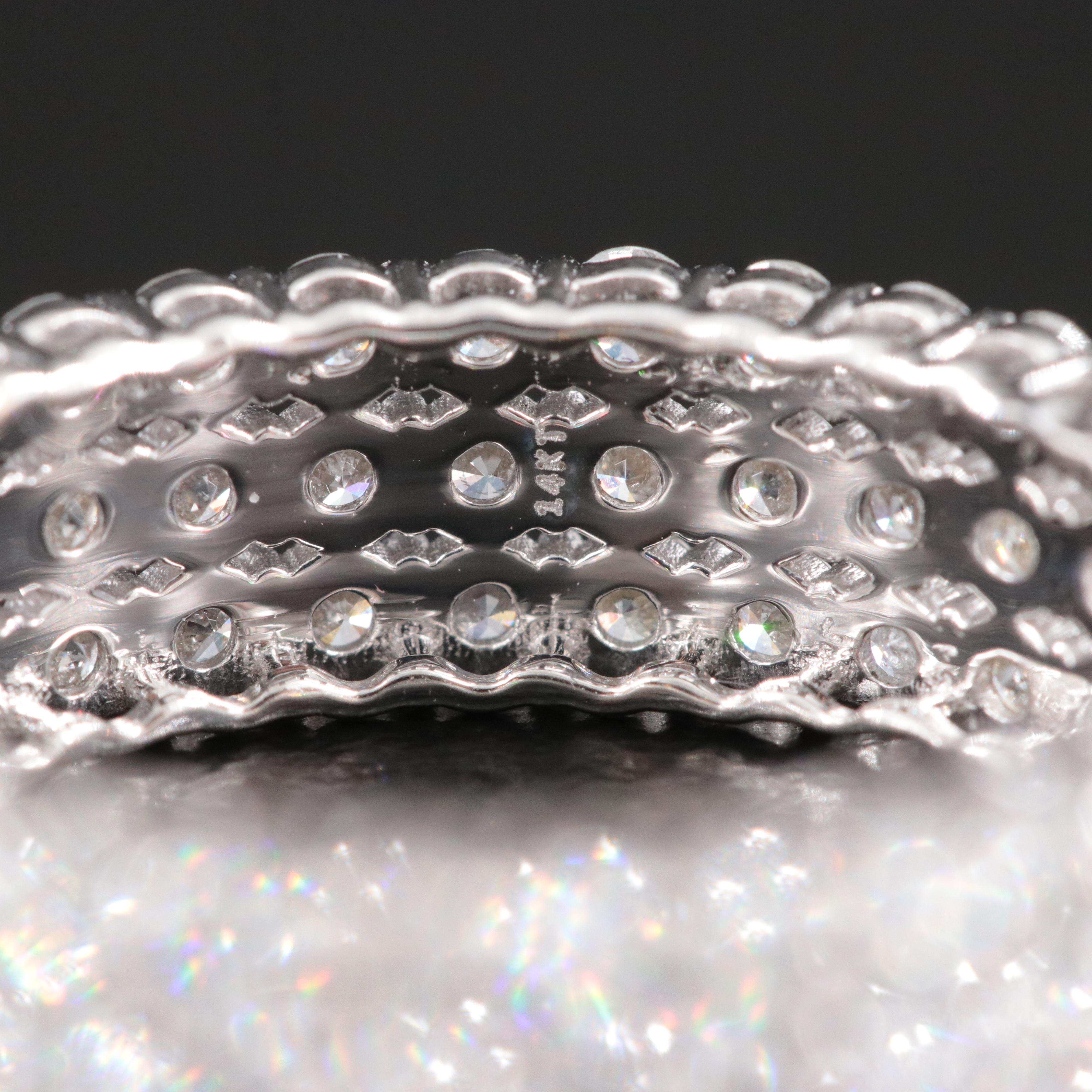 14K 2.86 CTW Diamond Eternity Band