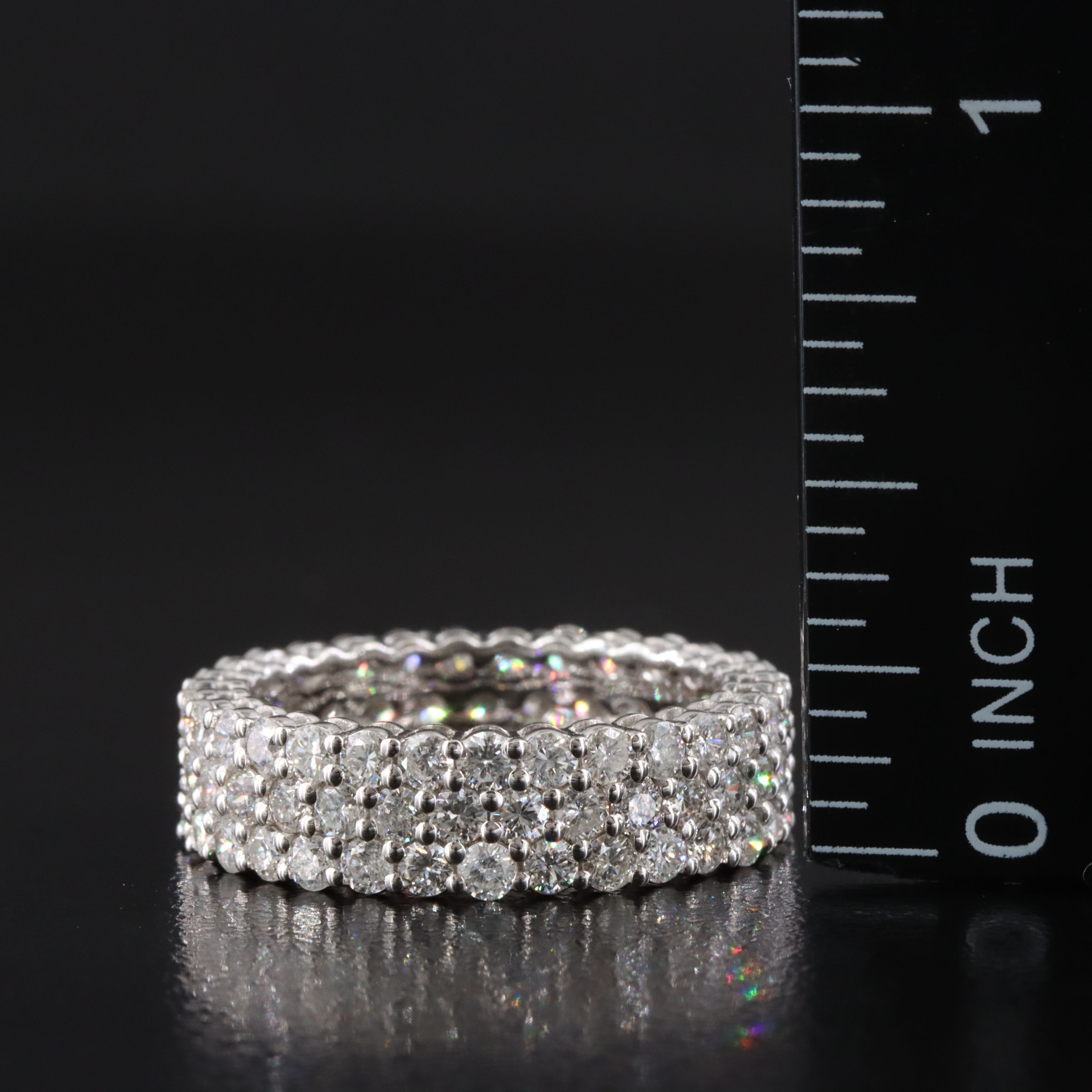 14K 3.05 CTW Diamond Eternity Band