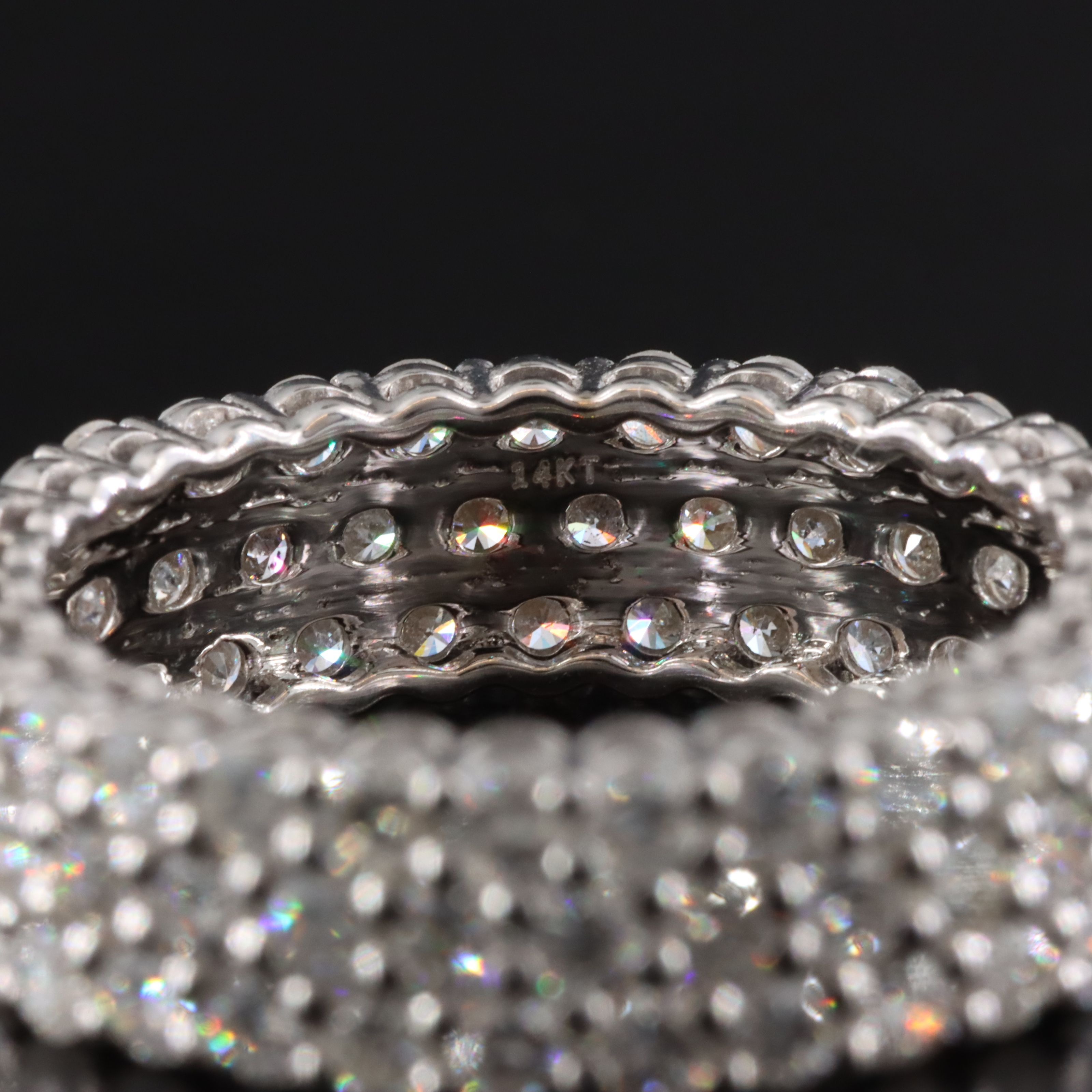 14K 3.05 CTW Diamond Eternity Band