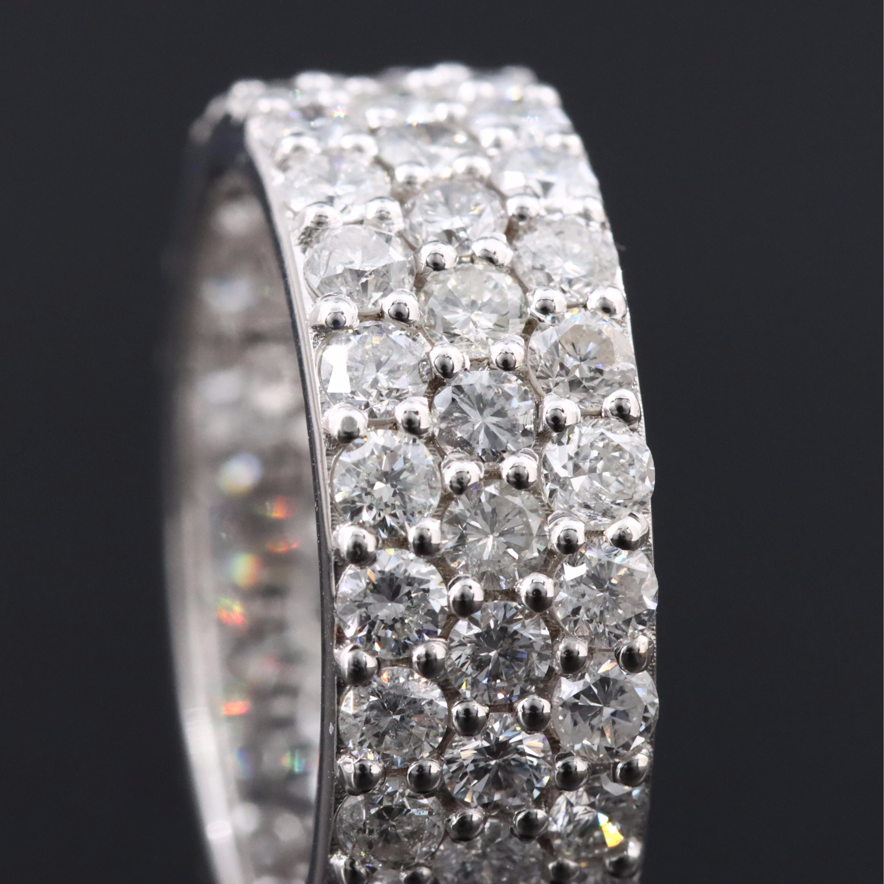 14K 3.76 CTW Diamond Eternity Band