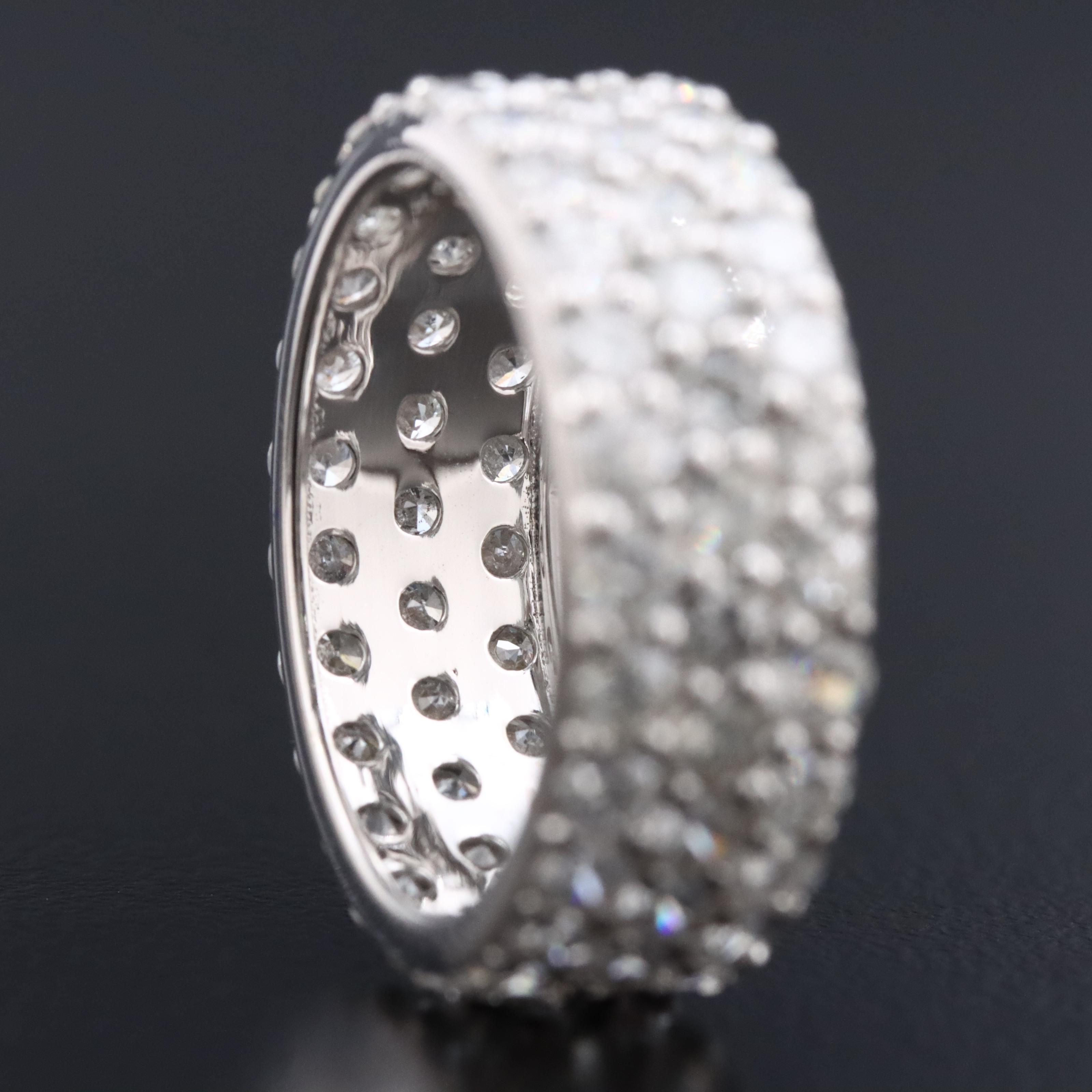 14K 3.76 CTW Diamond Eternity Band