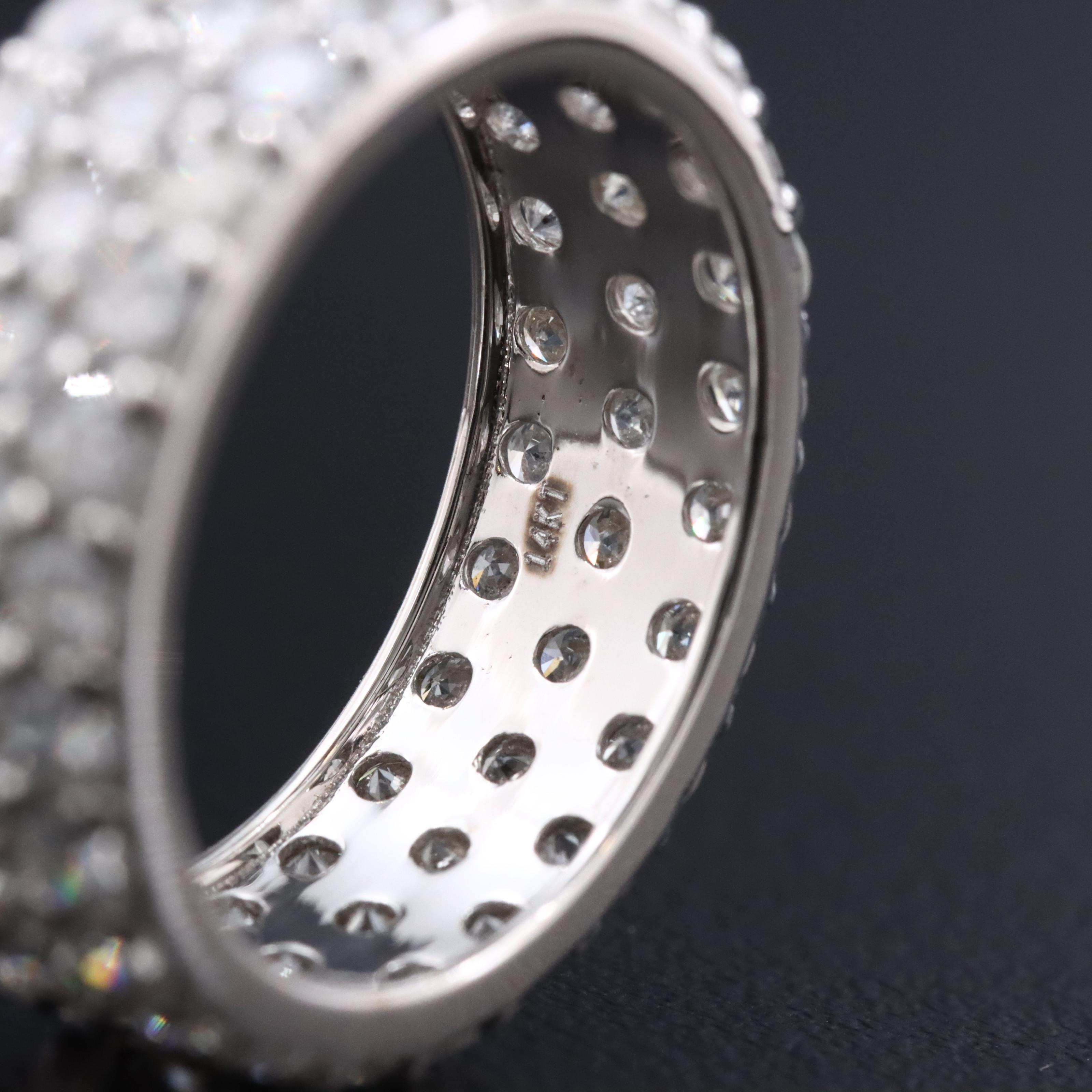 14K 3.76 CTW Diamond Eternity Band
