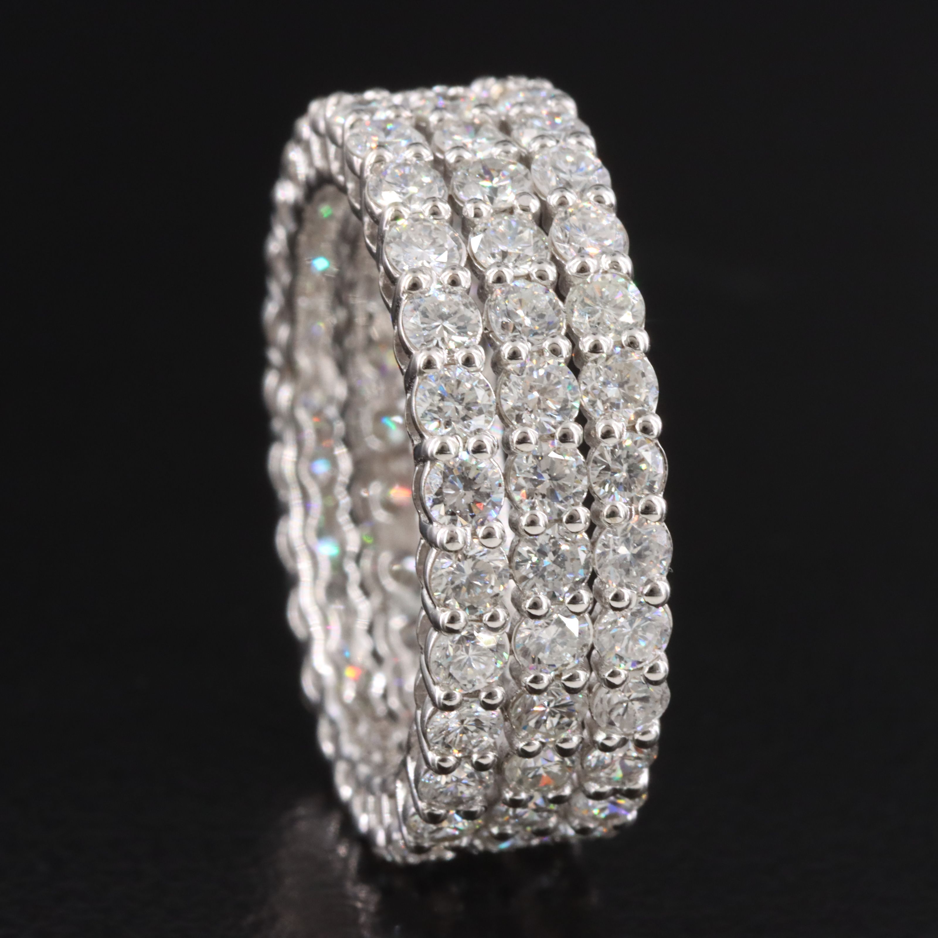14K 3.68 CTW Diamond Eternity Band