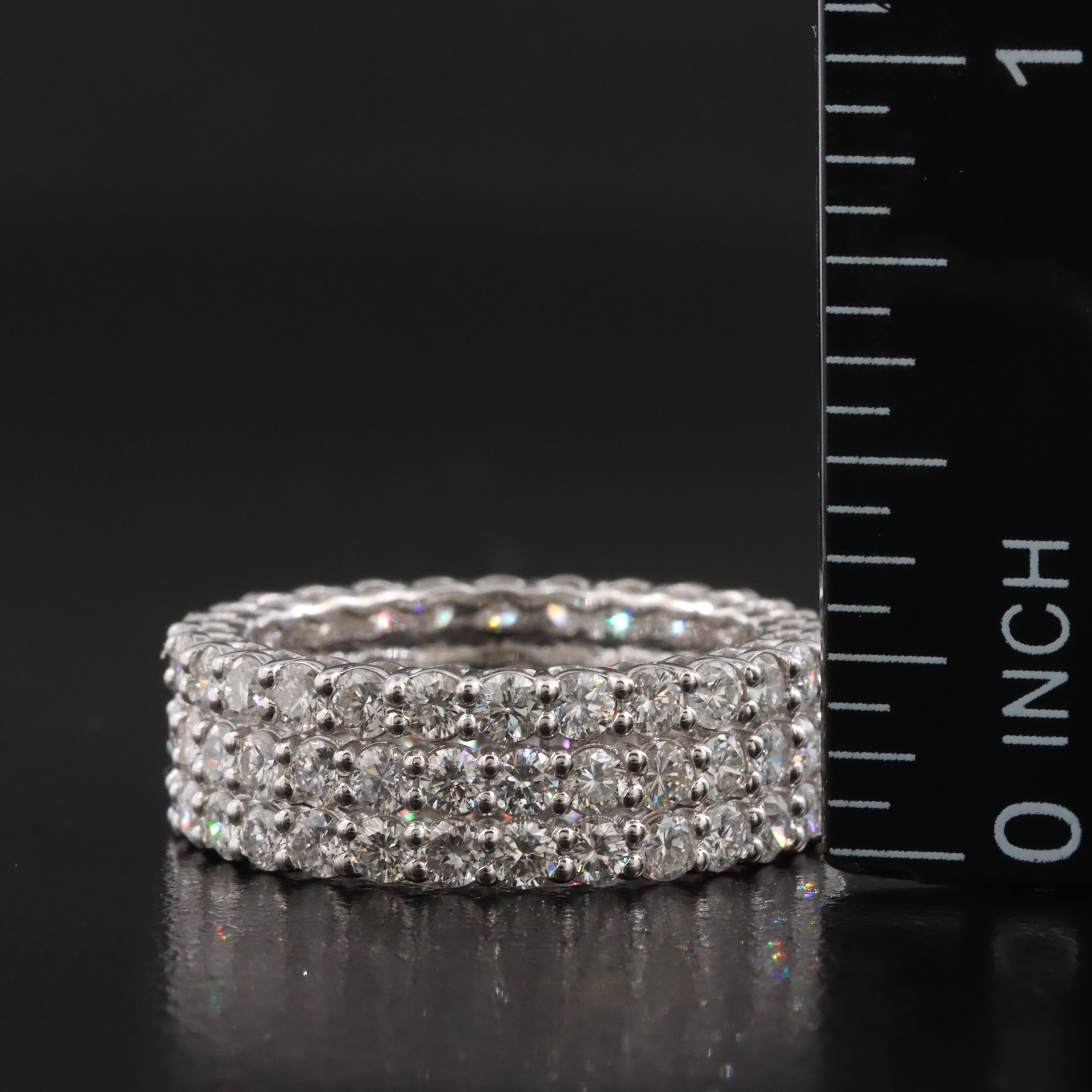 14K 3.68 CTW Diamond Eternity Band
