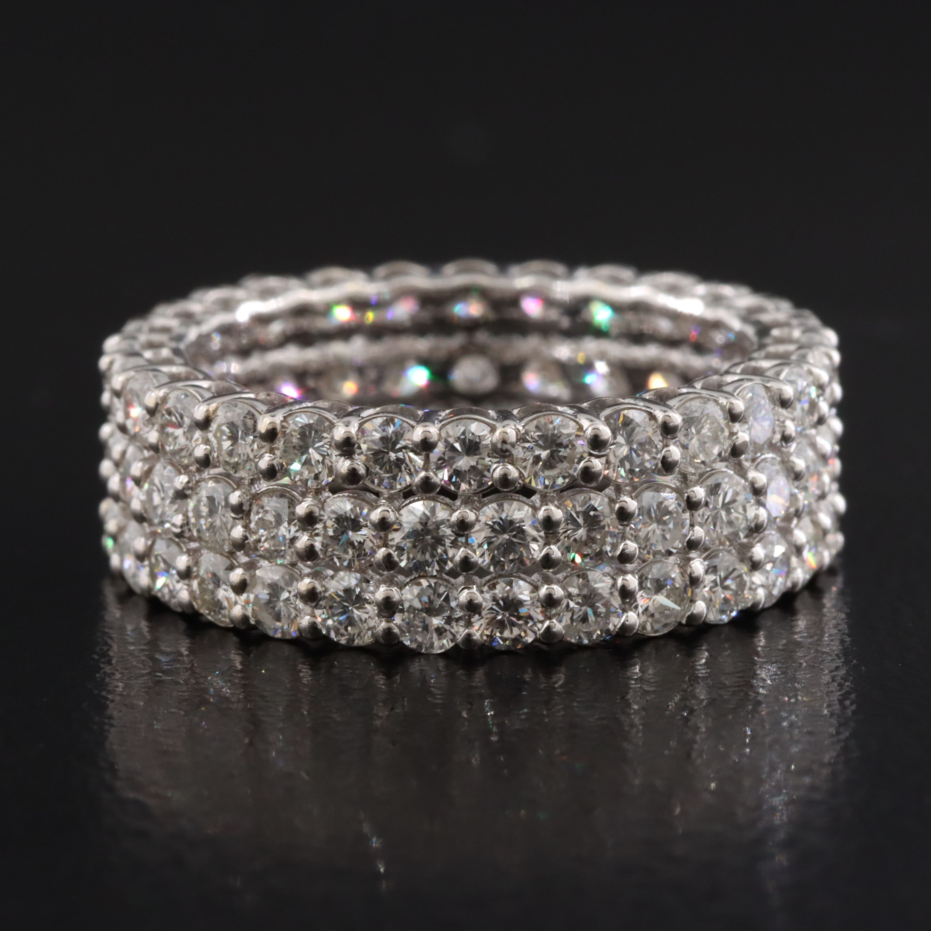 14K 3.68 CTW Diamond Eternity Band