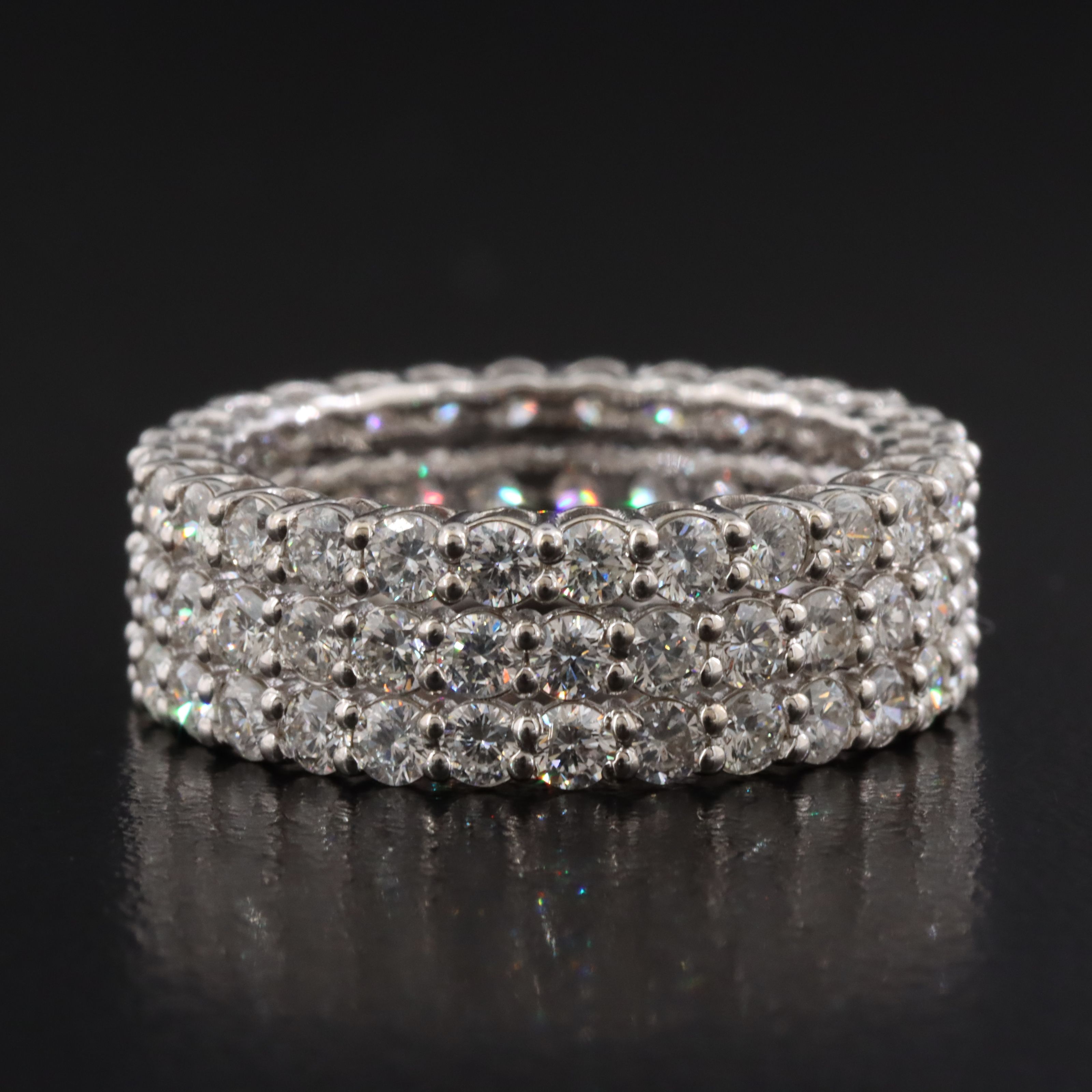 14K 3.68 CTW Diamond Eternity Band