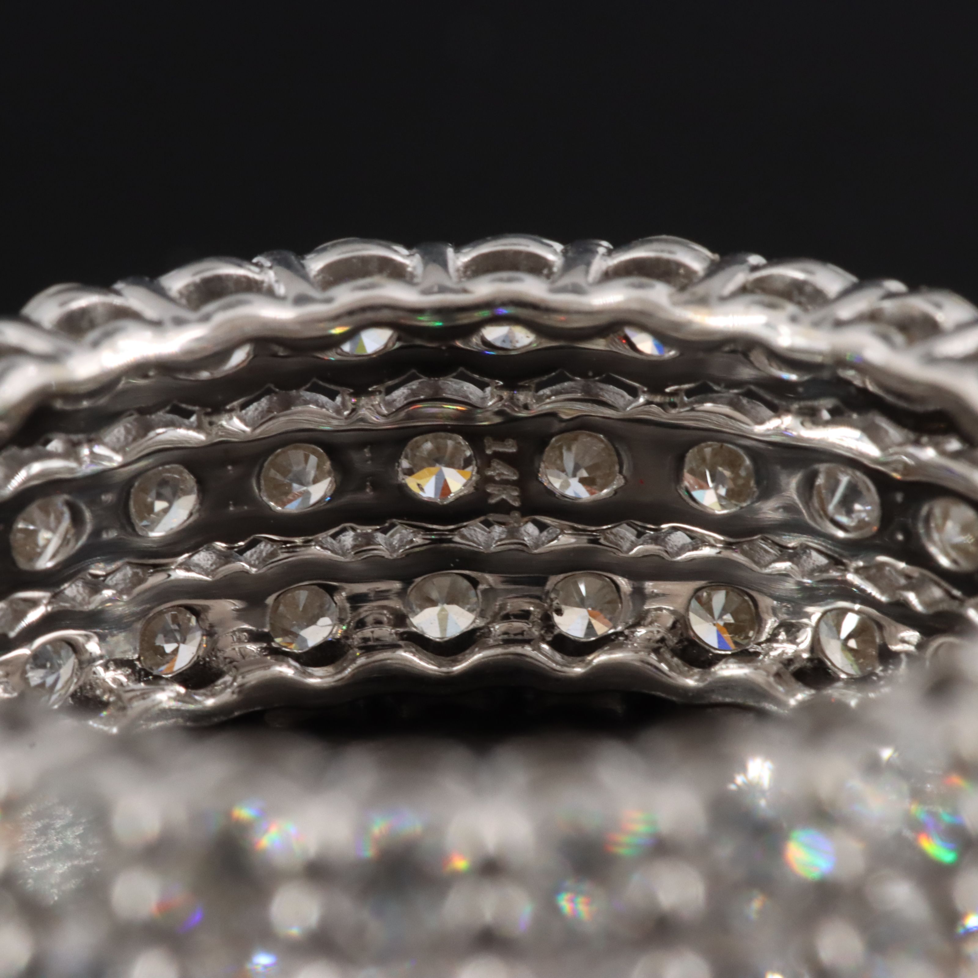 14K 3.68 CTW Diamond Eternity Band