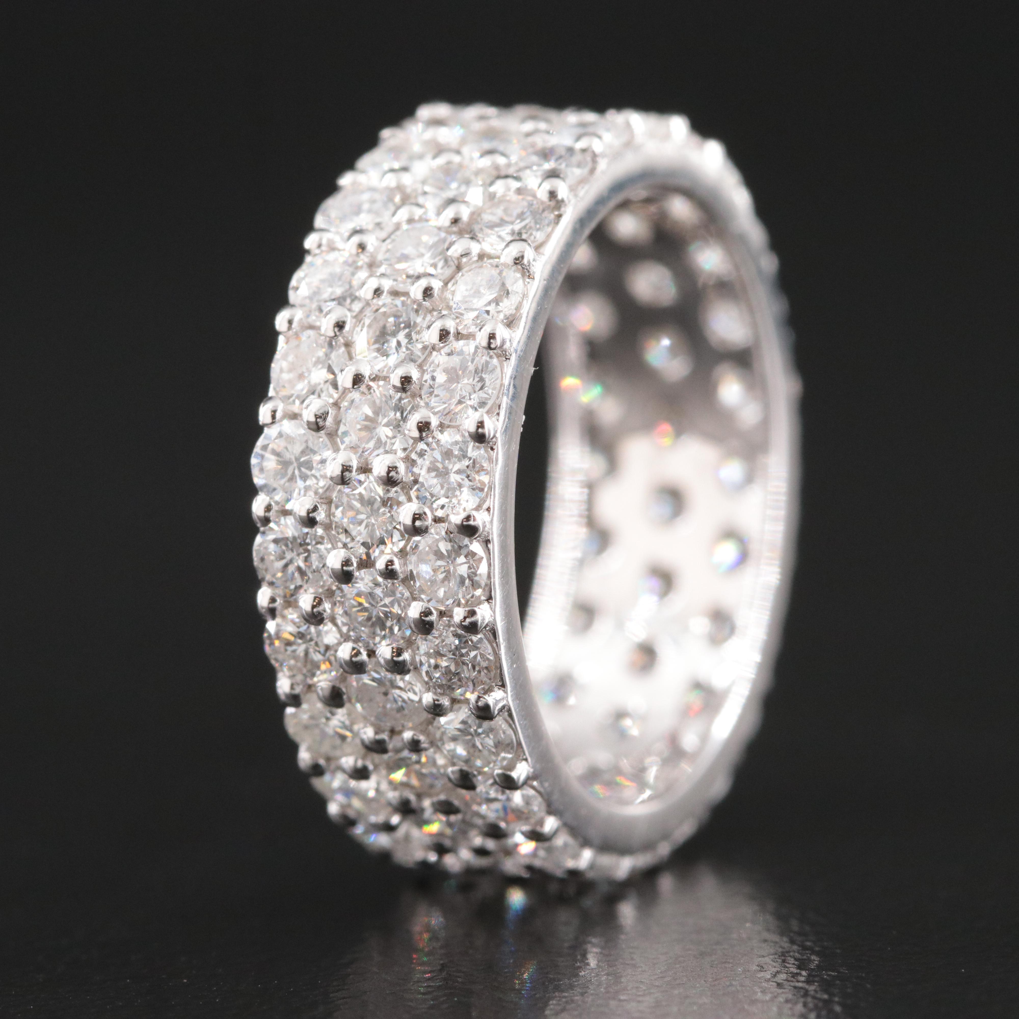 14K 3.80 CTW Diamond Eternity Band