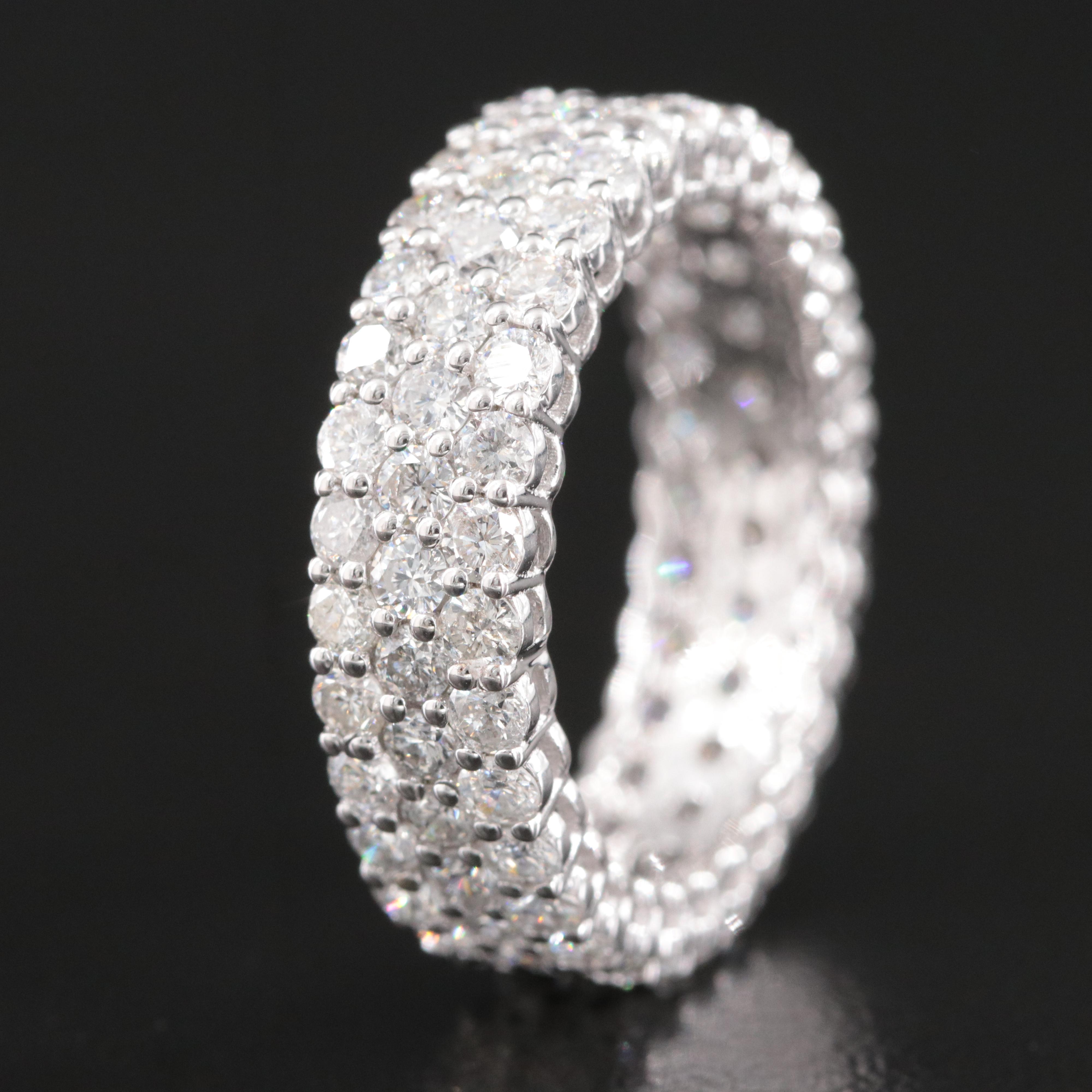 14K 3.03 CTW Diamond Eternity Band