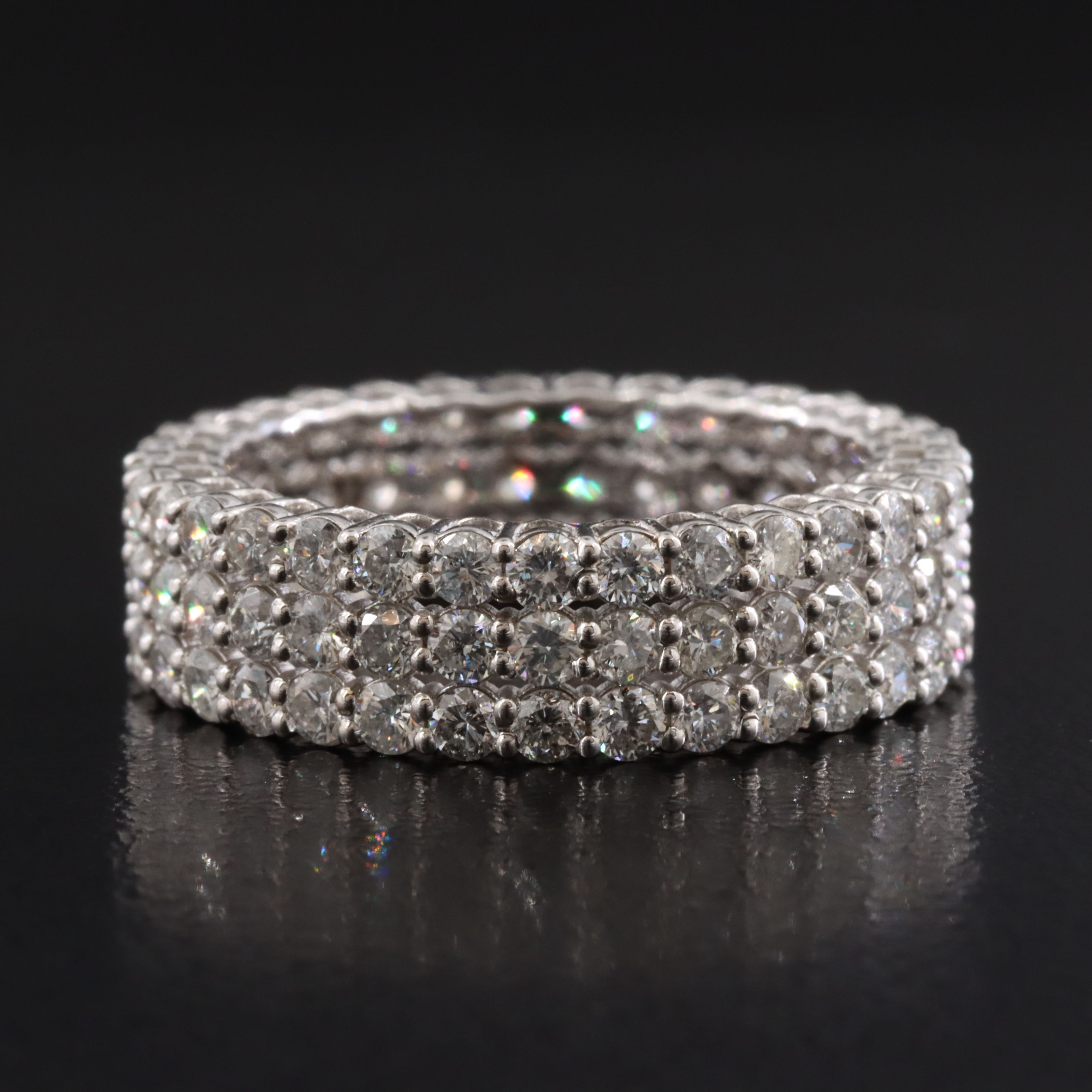 14K 2.89 CTW Diamond Eternity Band