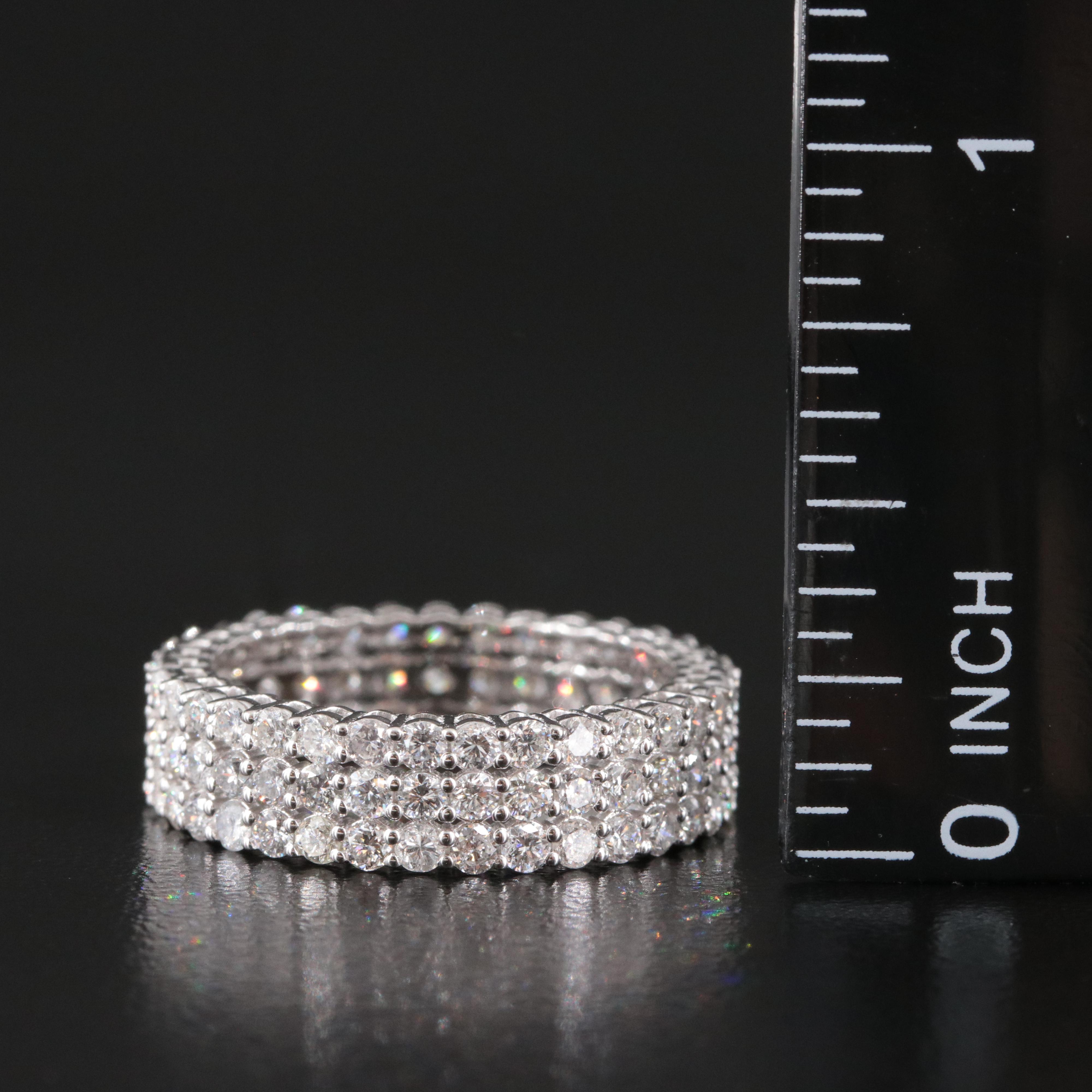 14K 2.69 CTW Diamond Eternity Band