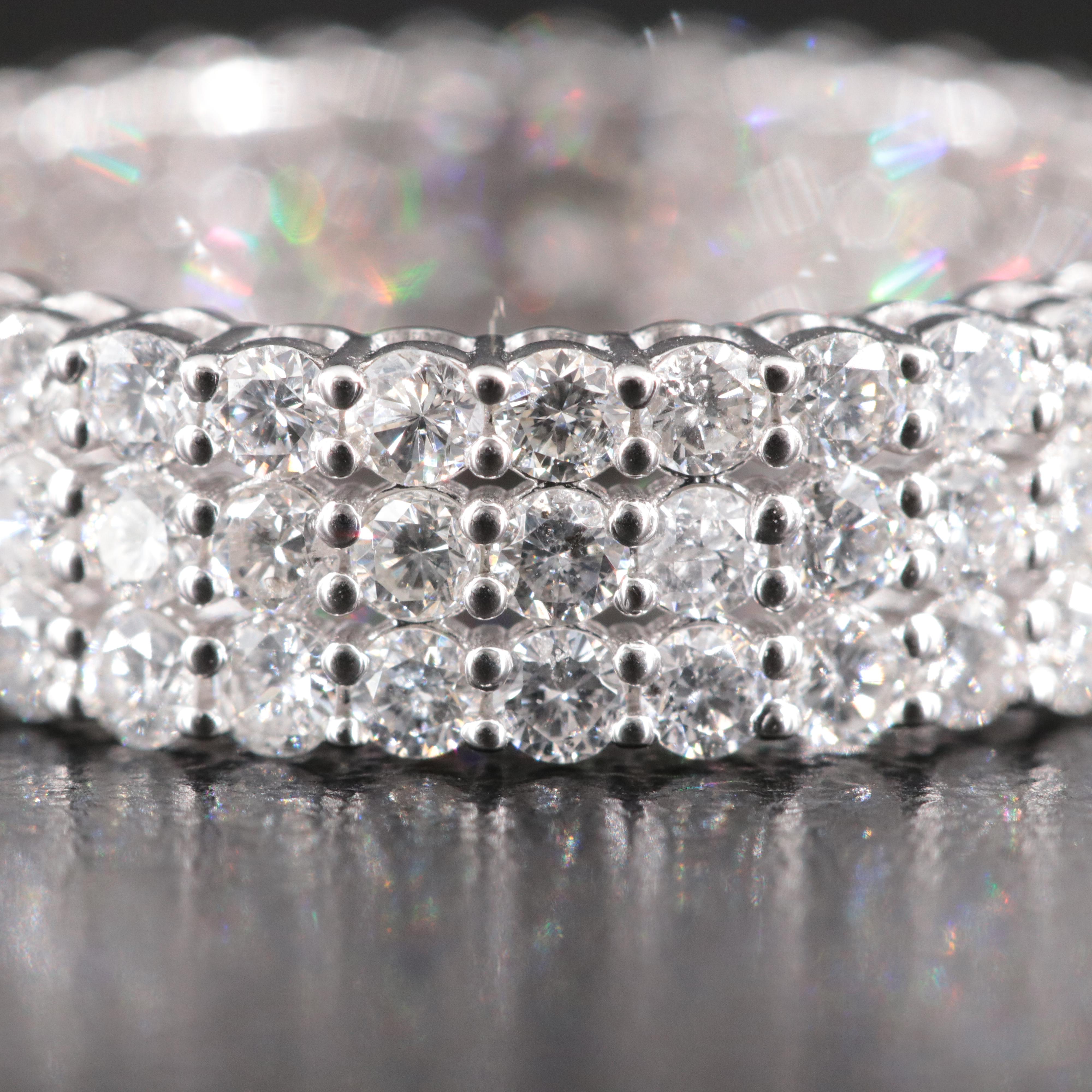 14K 2.69 CTW Diamond Eternity Band