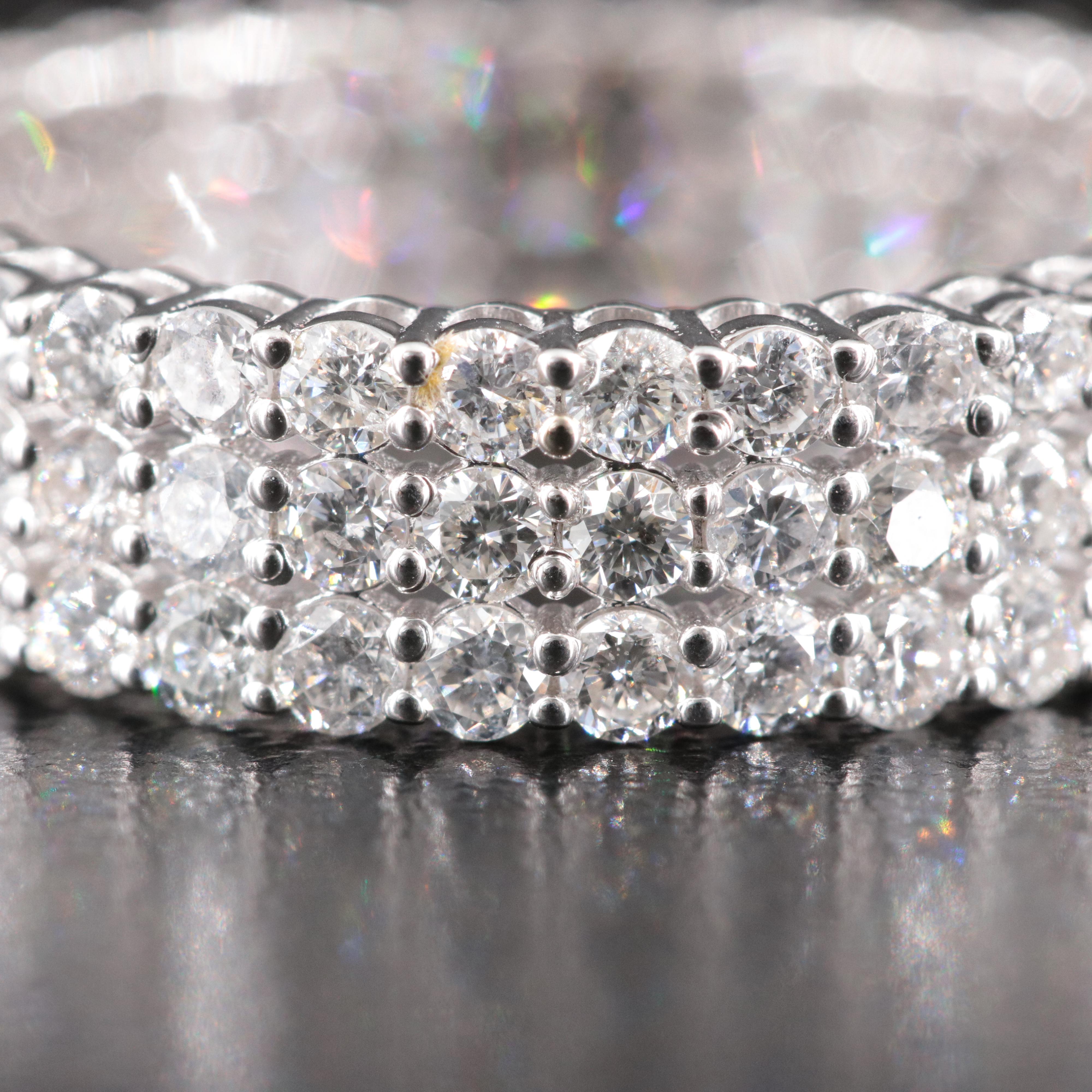 14K 2.69 CTW Diamond Eternity Band