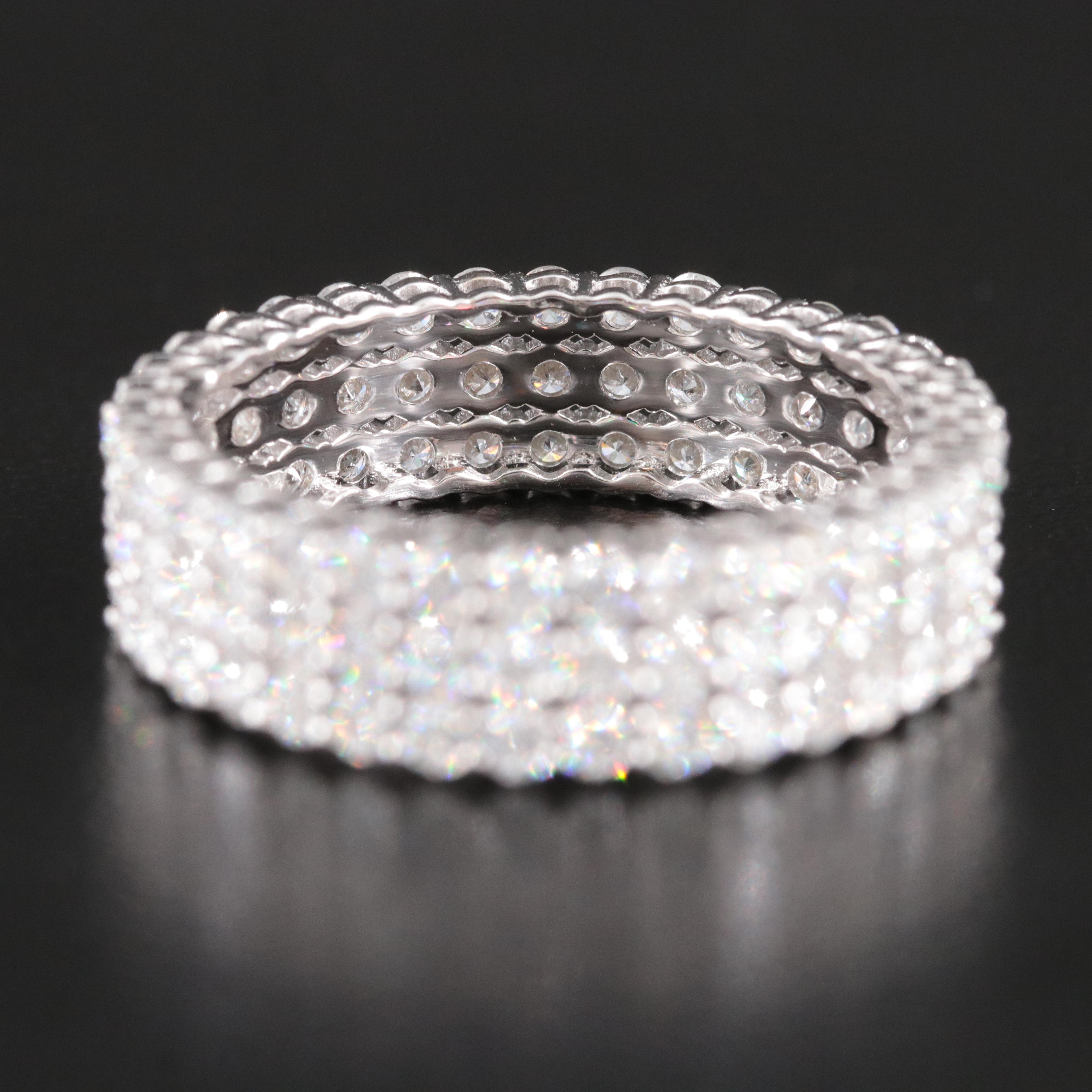 14K 2.69 CTW Diamond Eternity Band