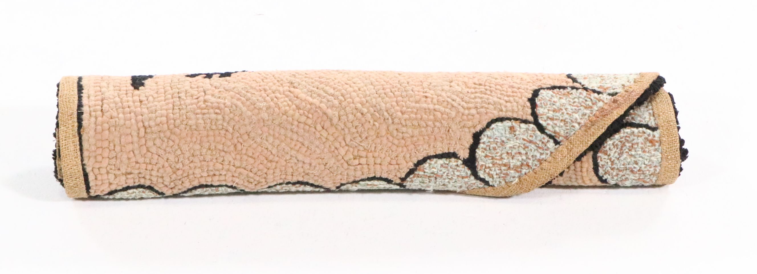 1'10 x 2'9 Handmade Hooked Scottie Dog Door Mat