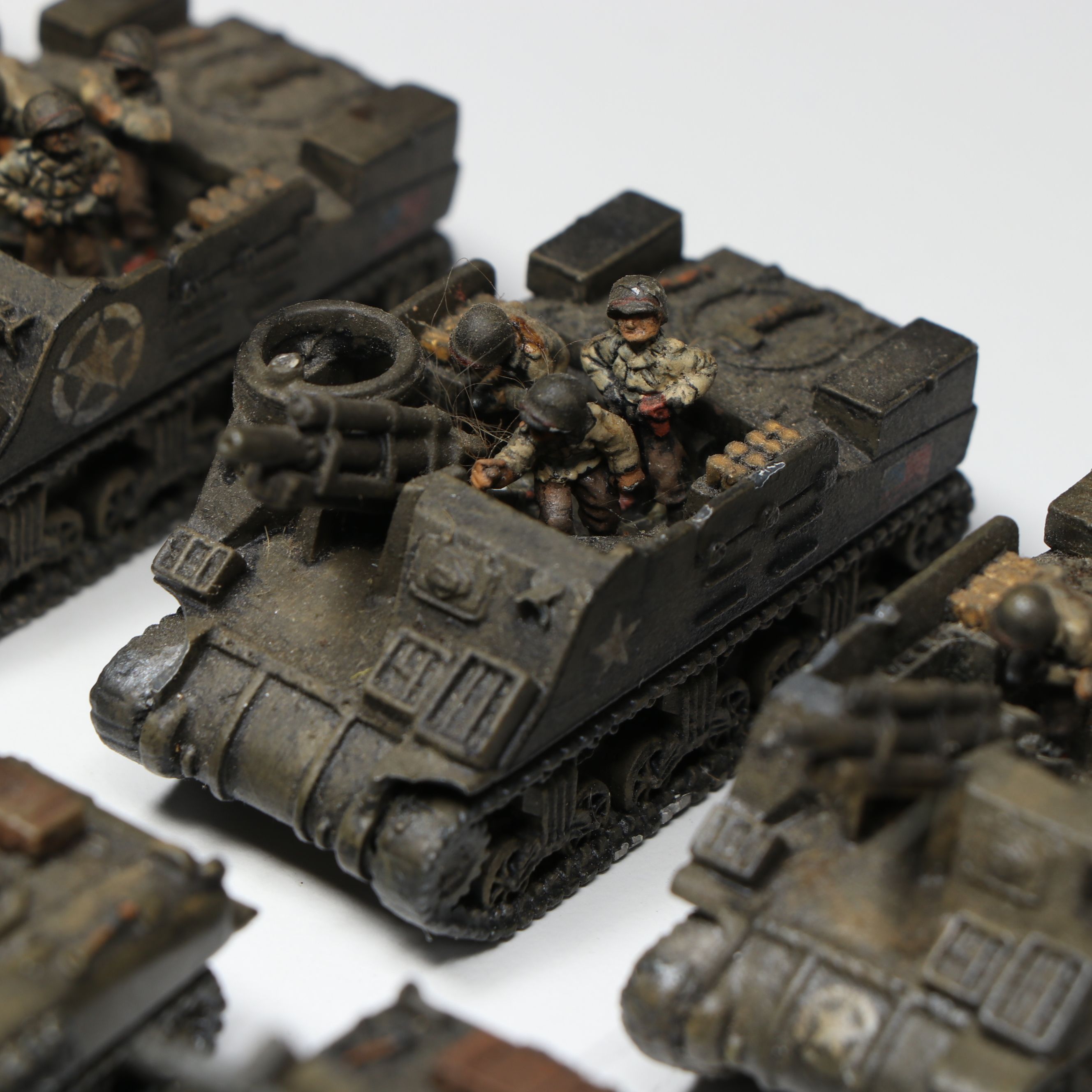 A Collection of 1/285 Plastic and Metal U.S. Army Wargame Figures