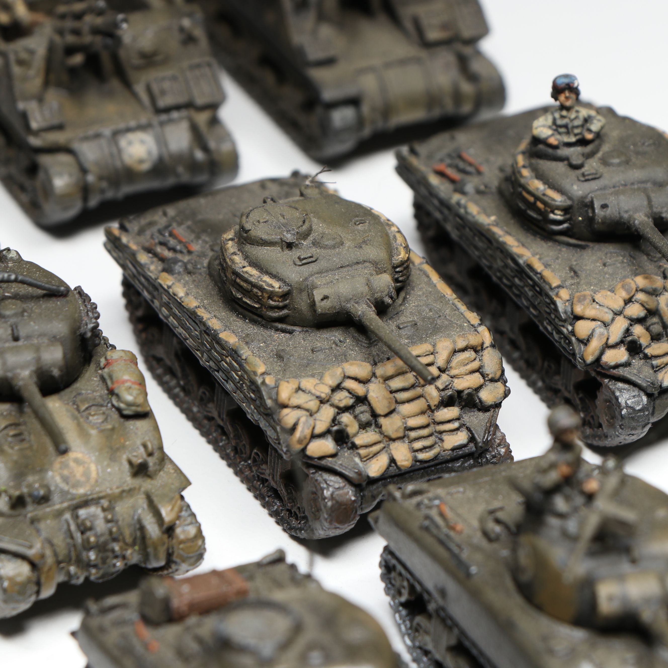 A Collection of 1/285 Plastic and Metal U.S. Army Wargame Figures