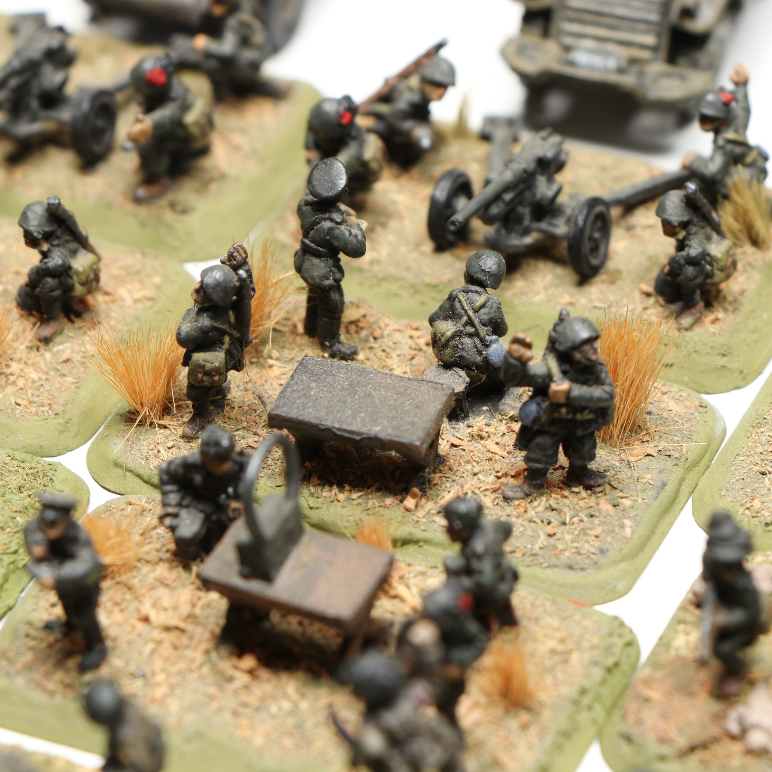A Collection of 1/285 Plastic and Metal U.S. Army Wargame Figures