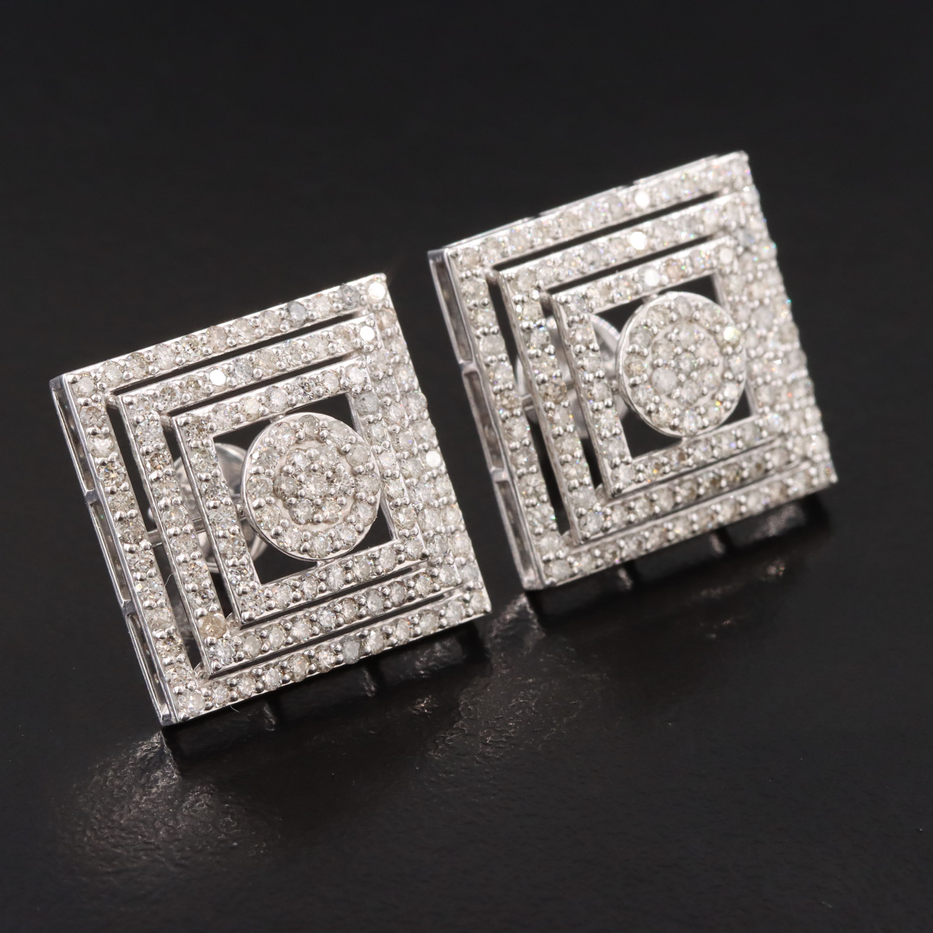14K 2.00 CTW Diamond Earrings