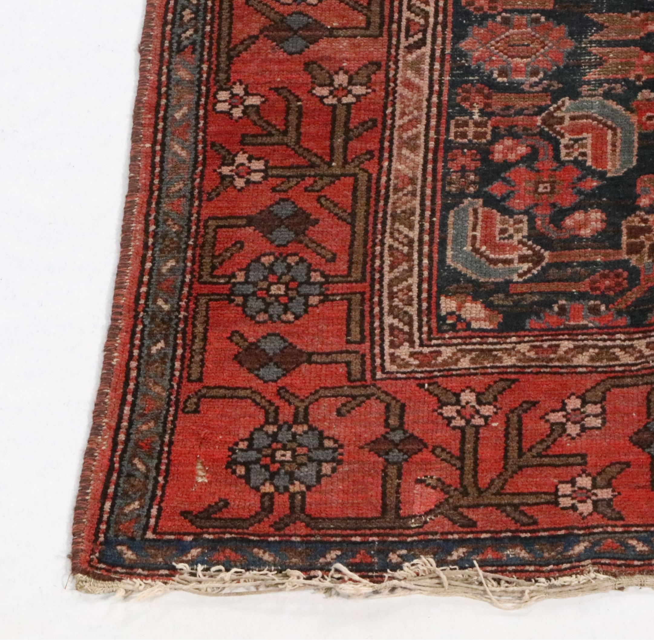 3'3 x 5'9 Hand-Knotted Persian Hamadan Area Rug