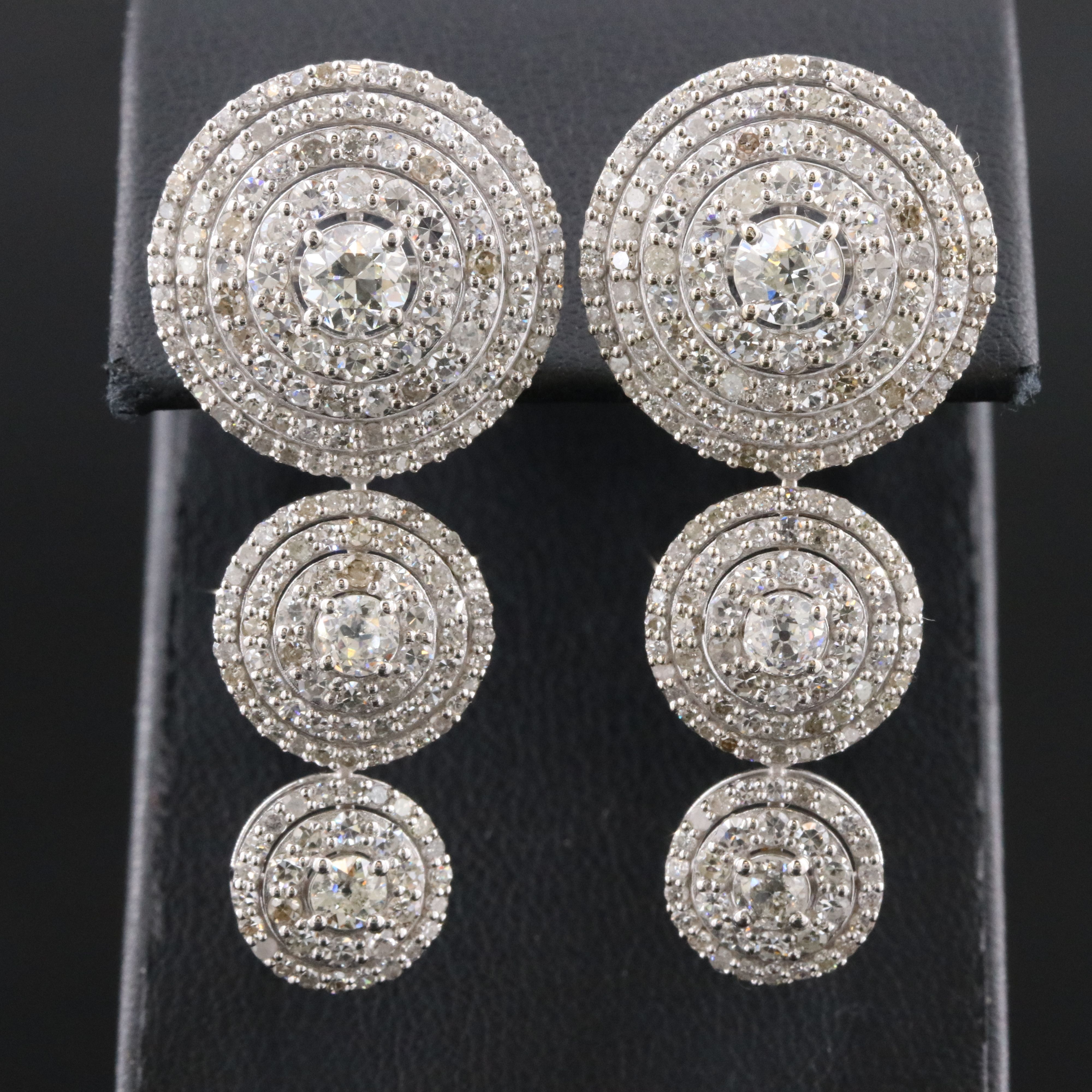 14K 5.66 CTW Diamond Earrings