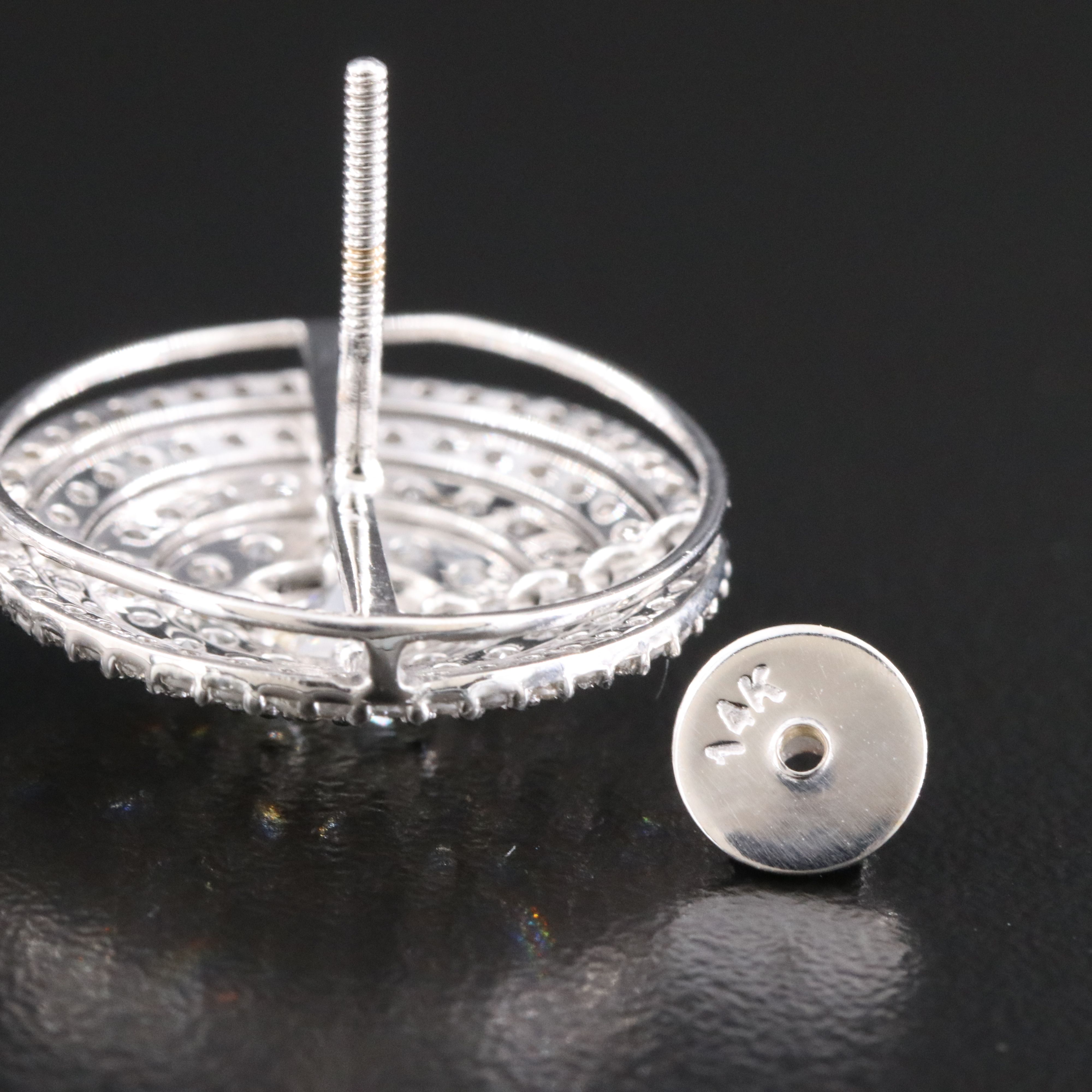 14K 5.66 CTW Diamond Earrings